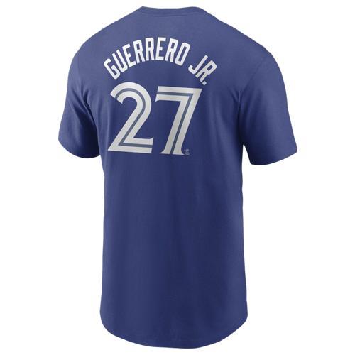 Mens Nike Vladimir Guerrero Jr. Royal Toronto Blue Jays Name & Number T-Shirt Product Image