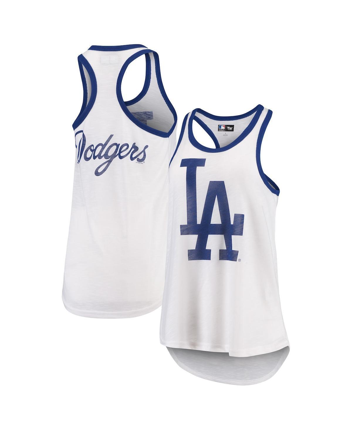 Womens G-III 4Her by Carl Banks Los Angeles Dodgers Tater Racerback Tank Top Product Image