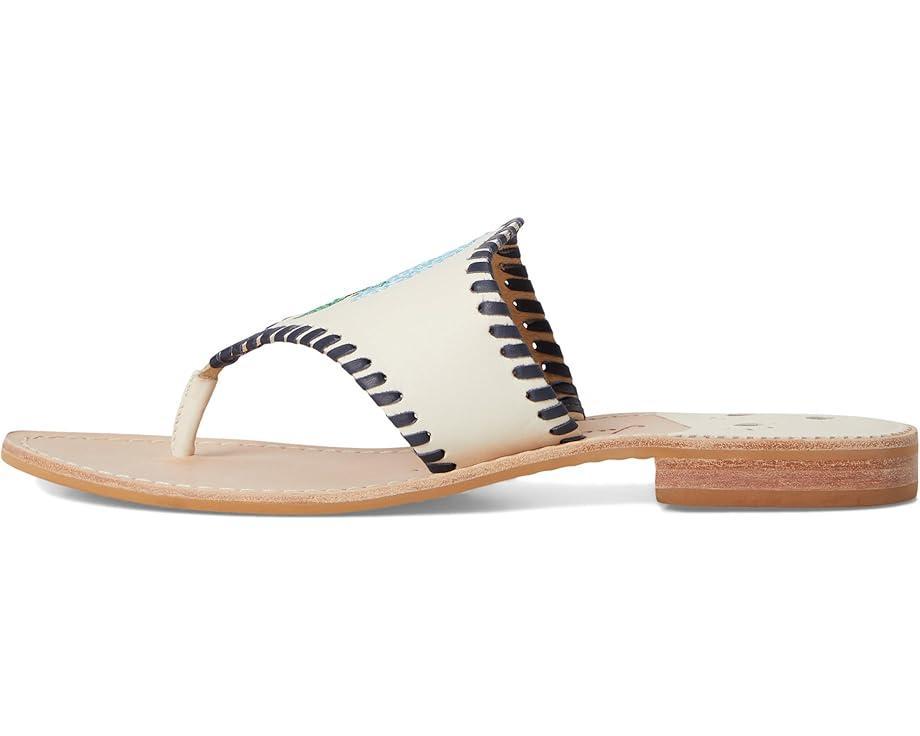 Jacks Flat Jeweled Sandals Product Image