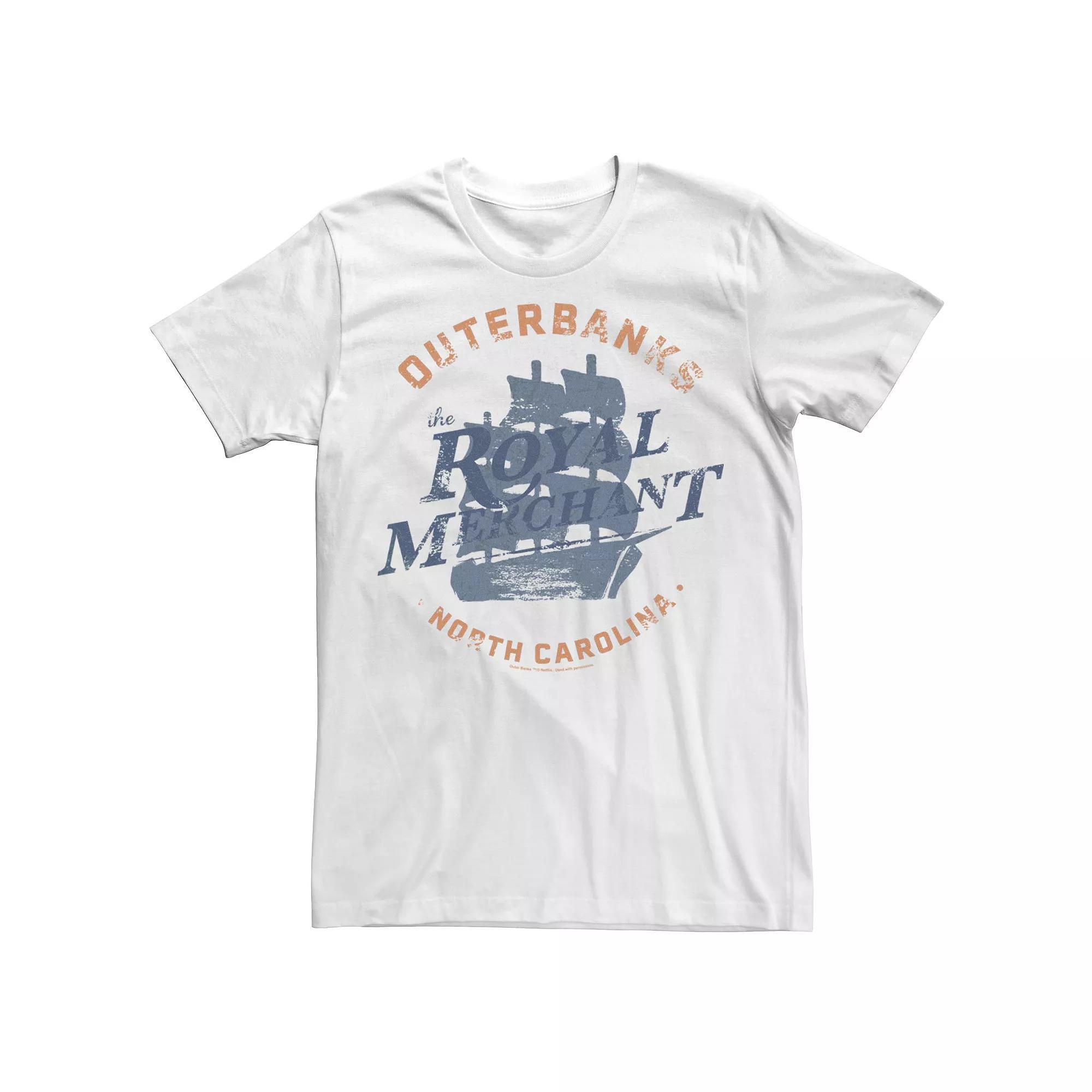 Men's Netflix Outer Banks The Royal Merchant Logo Tee,  Product Image