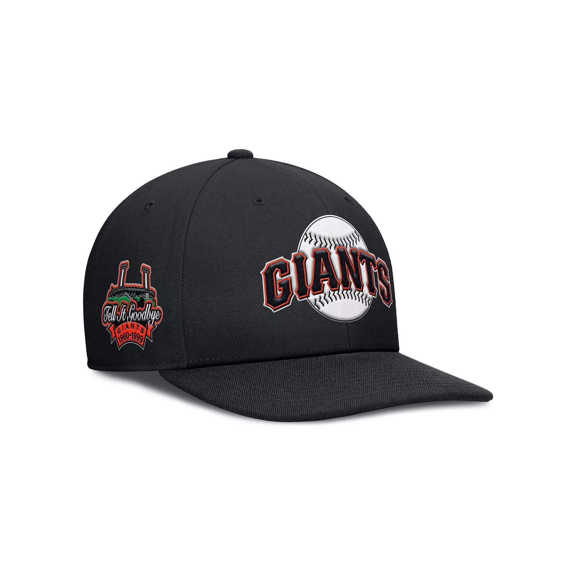Men's Nike Black San Francisco Giants Pro Performance Snapback Hat,  Product Image