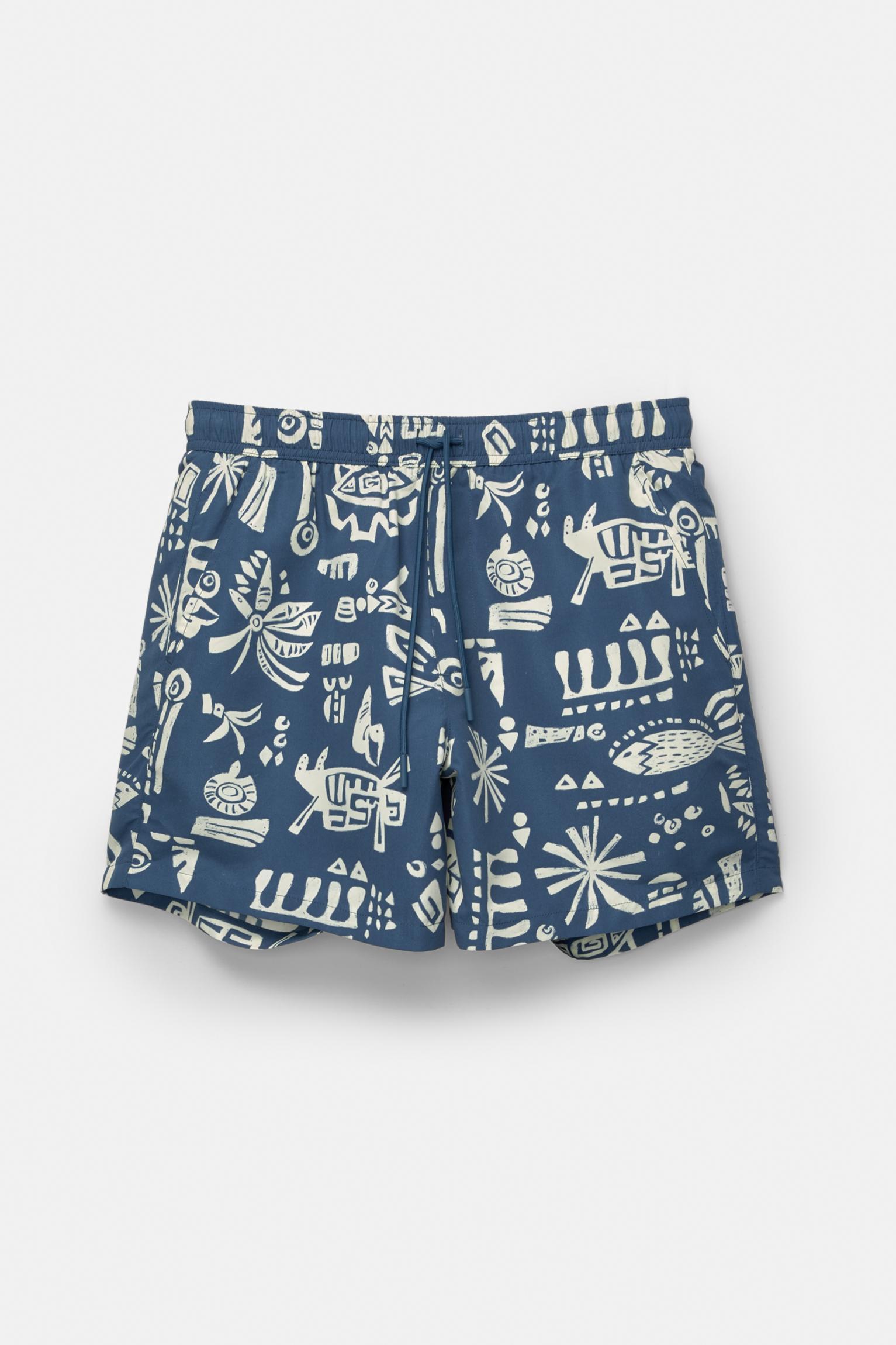 Animal print board shorts Product Image