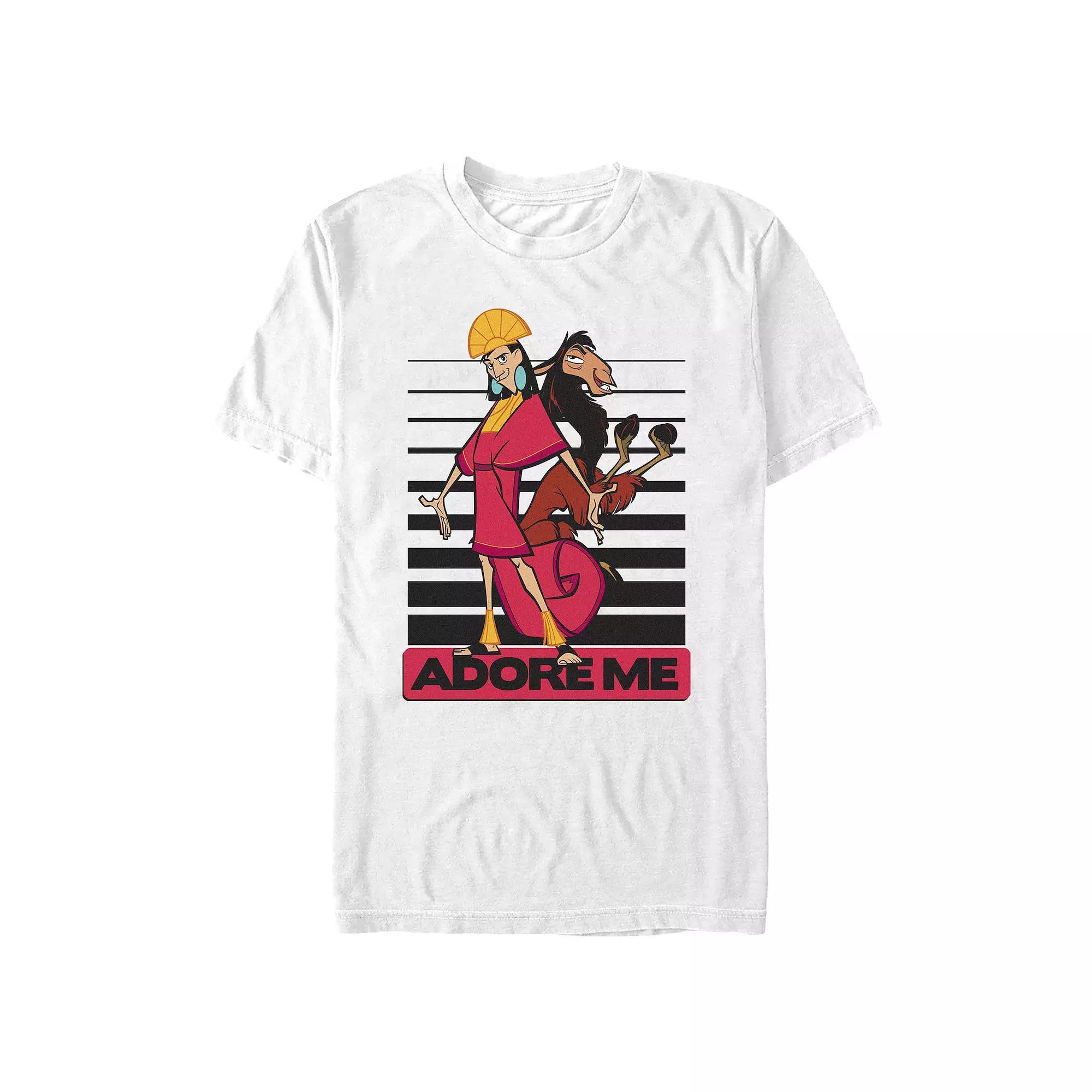 Disney's The Emperor's New Groove Adore Me Men's Graphic Tee, Size: Medium, White Product Image