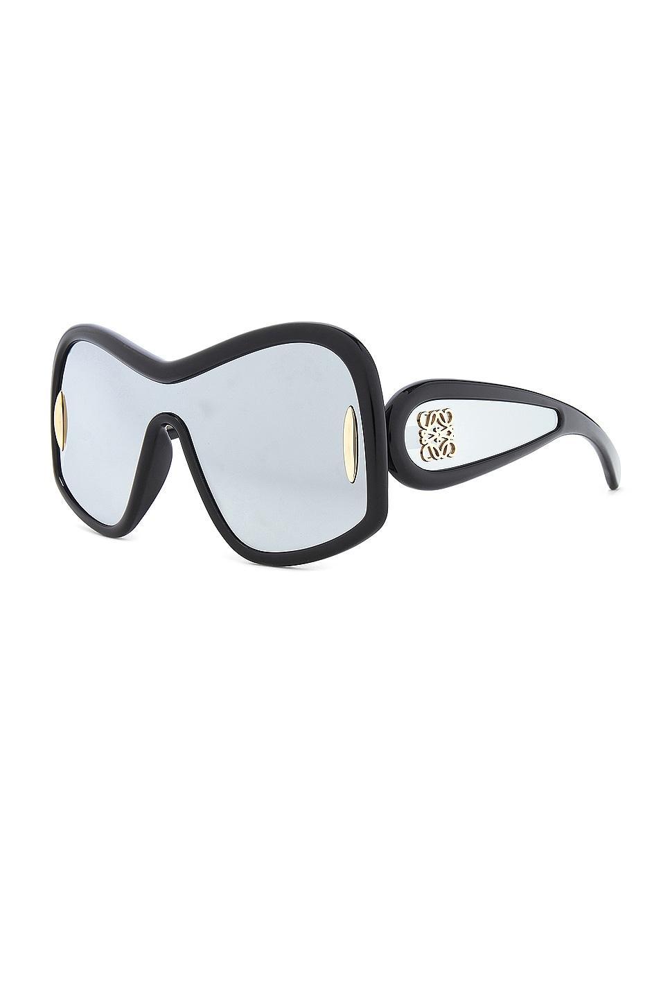 Loewe Shield Sunglasses in Black Product Image