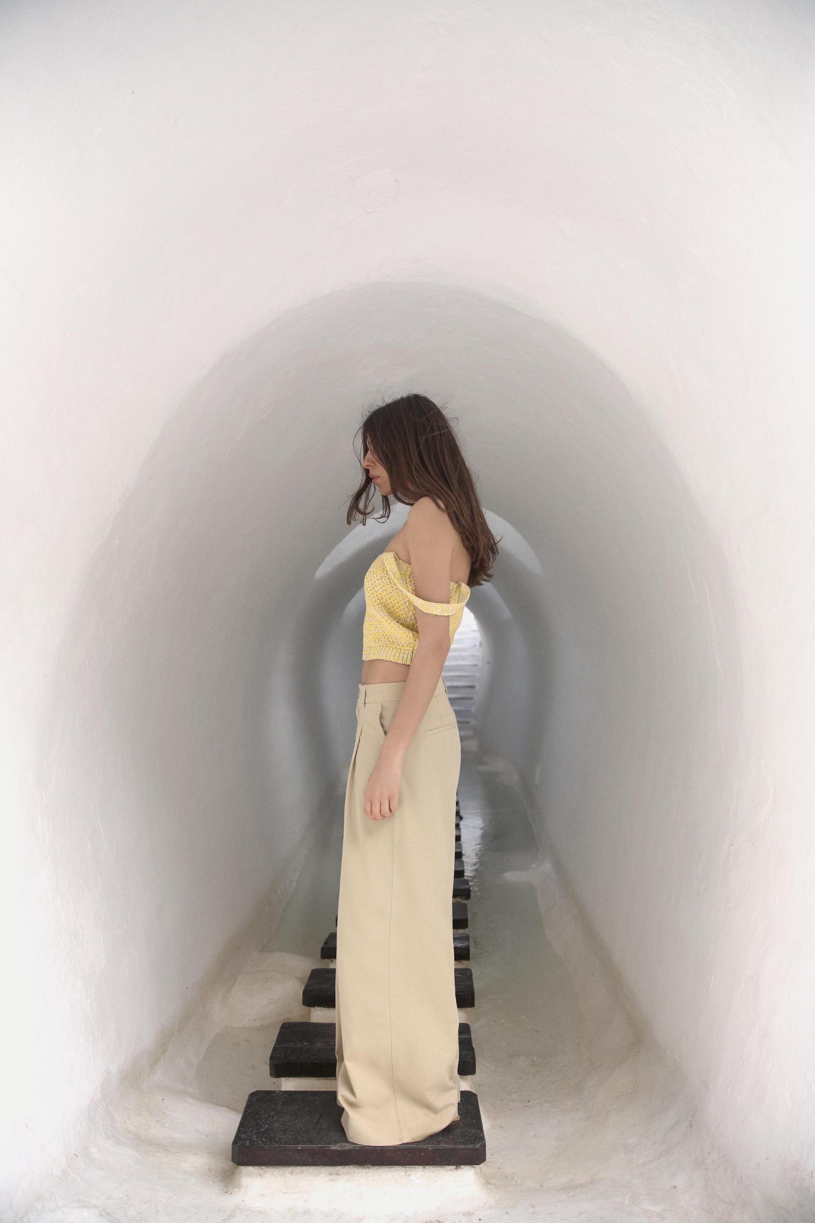 SHORT KNIT TOP Product Image