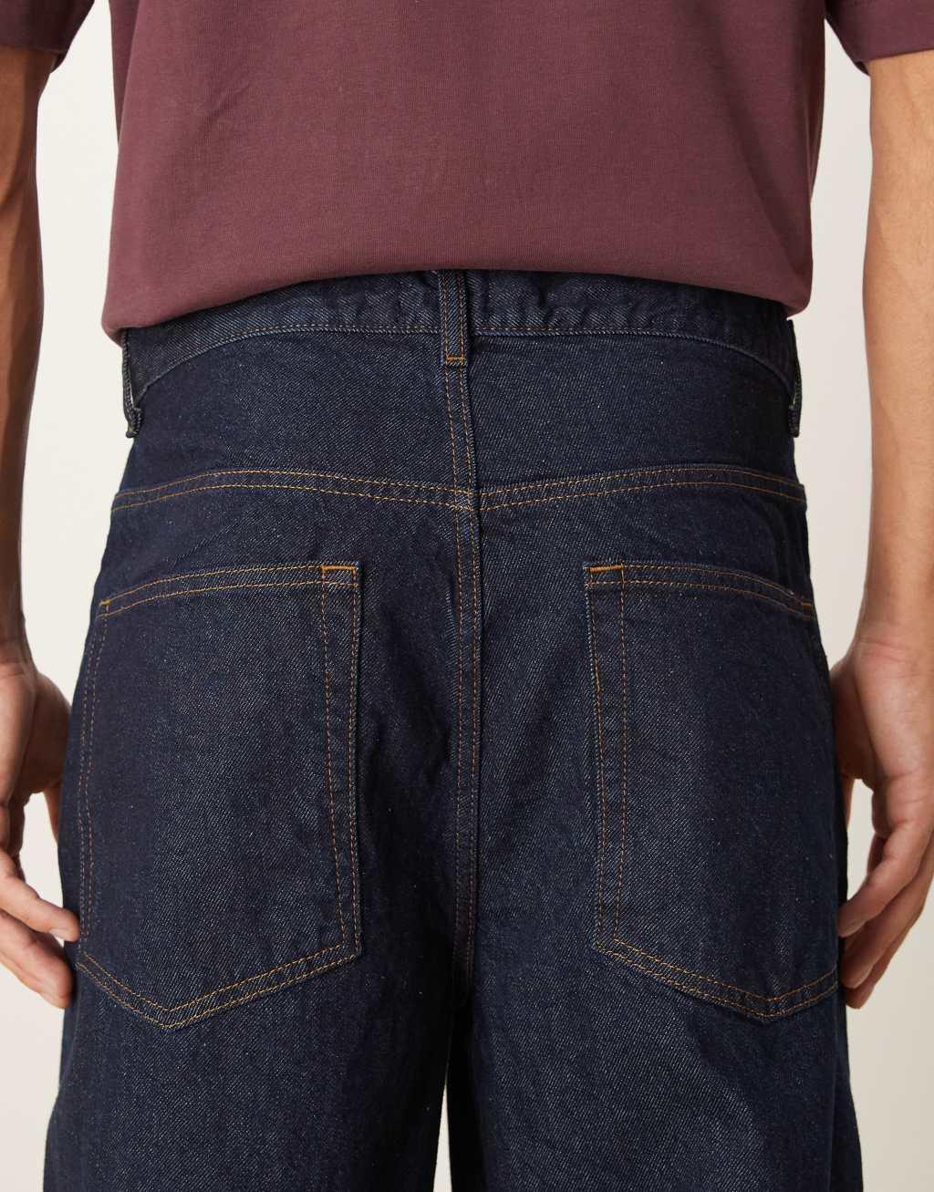 ASOS DESIGN super baggy jeans in indigo wash Product Image