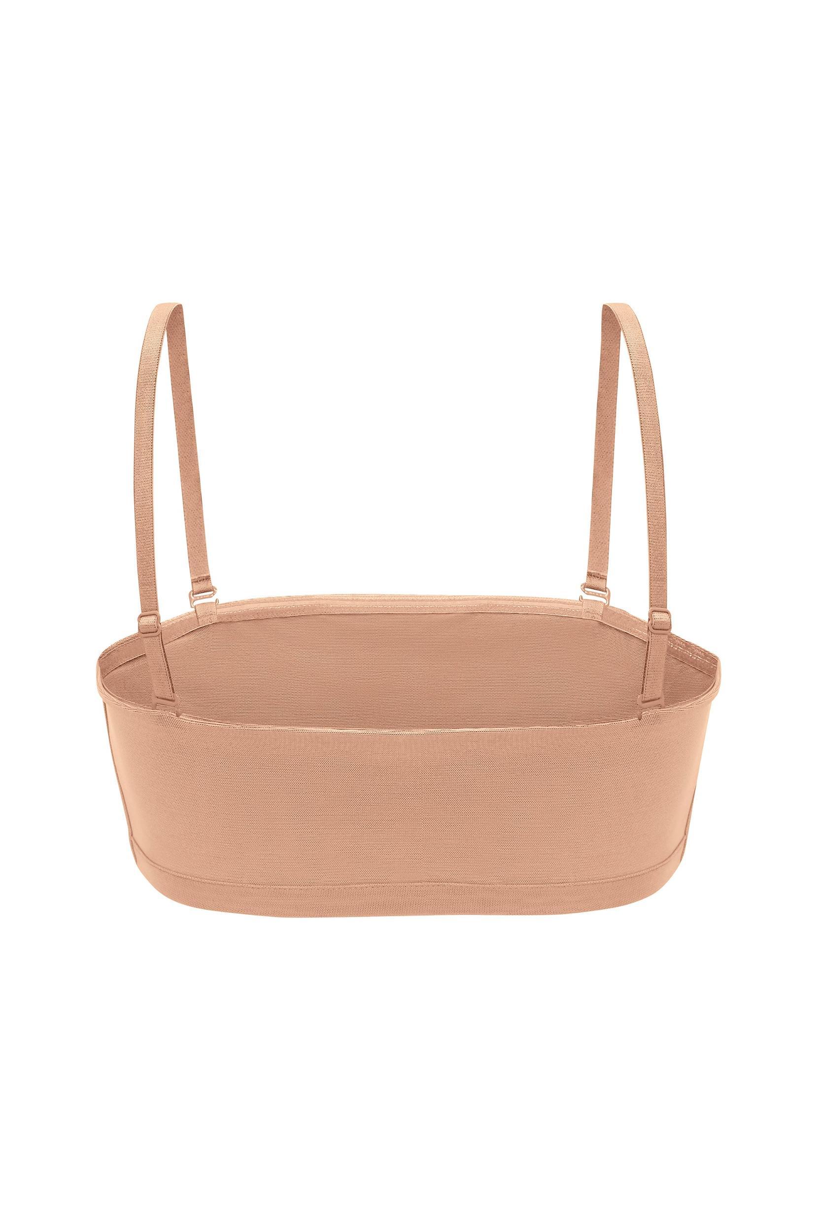 Soft Mesh Brief in Warm Peach Product Image