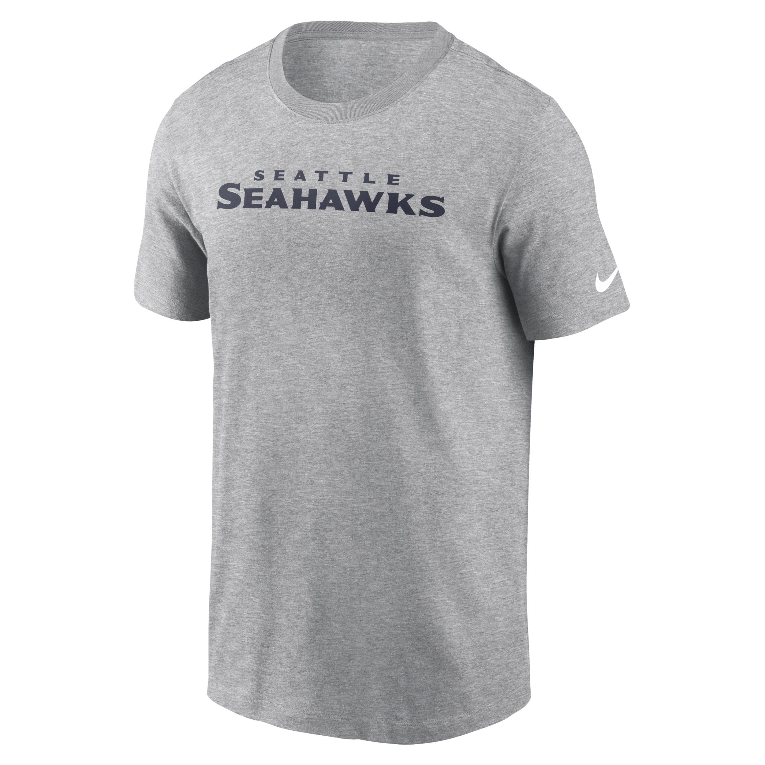 Seattle Seahawks Primetime Wordmark Essential Nike Men's NFL T-Shirt Product Image