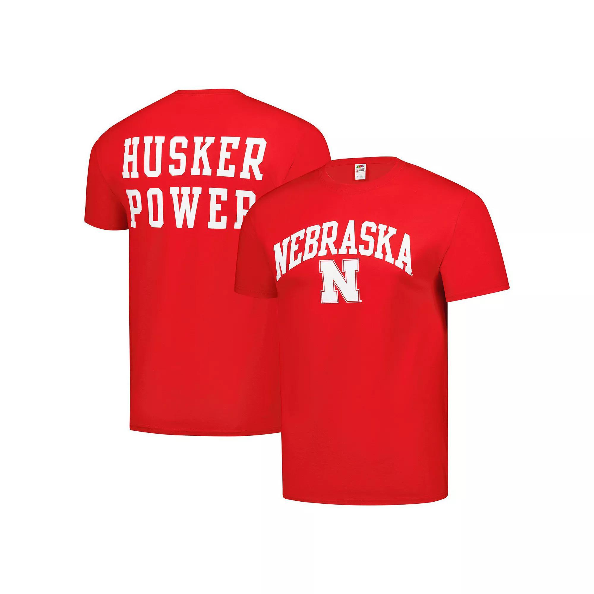Men's Scarlet Nebraska Huskers Basic Mascot T-Shirt, Size: XL, Red Product Image
