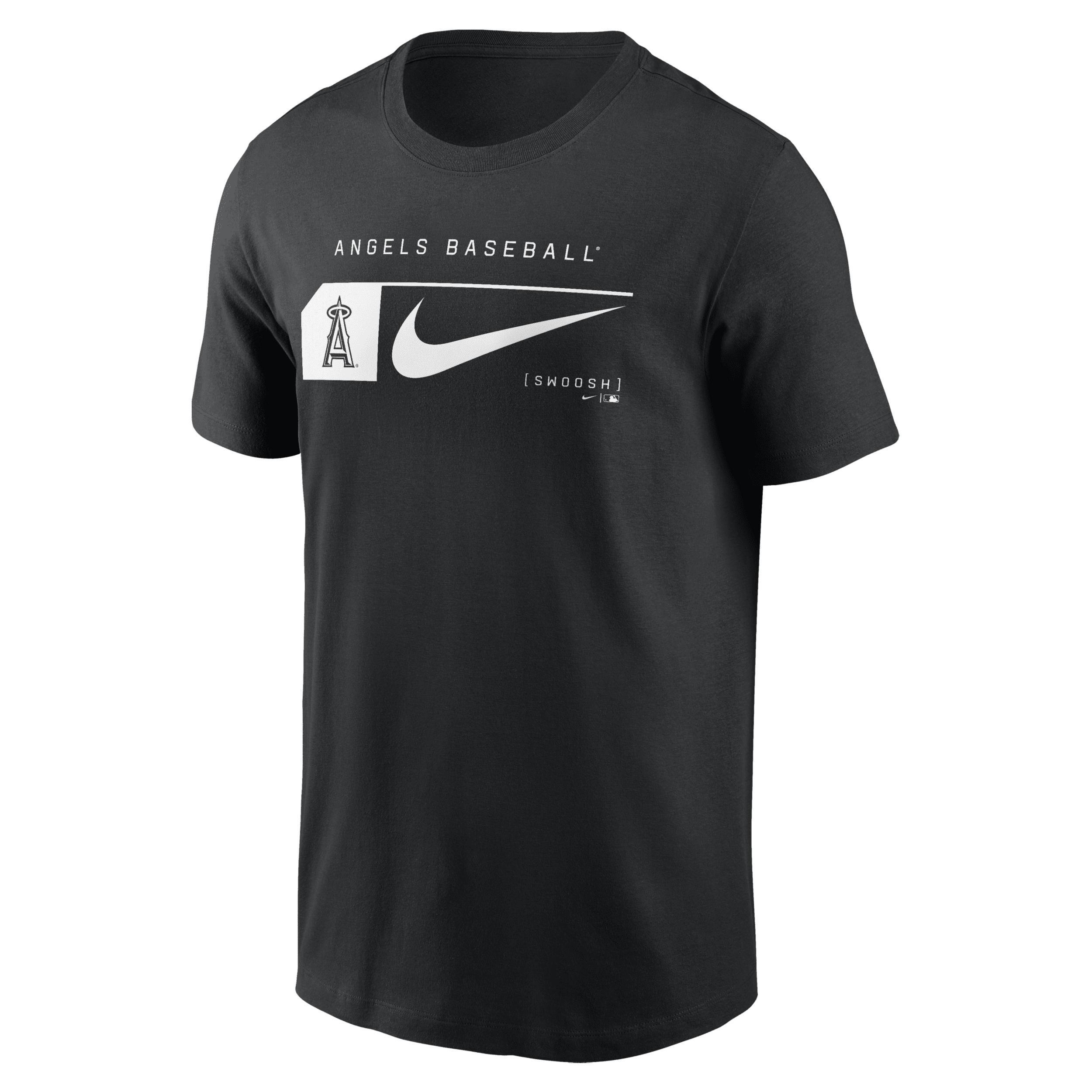 Men's Nike Black Colorado Rockies Fashion Graphic Swoosh T-Shirt, Size: 2XL Product Image