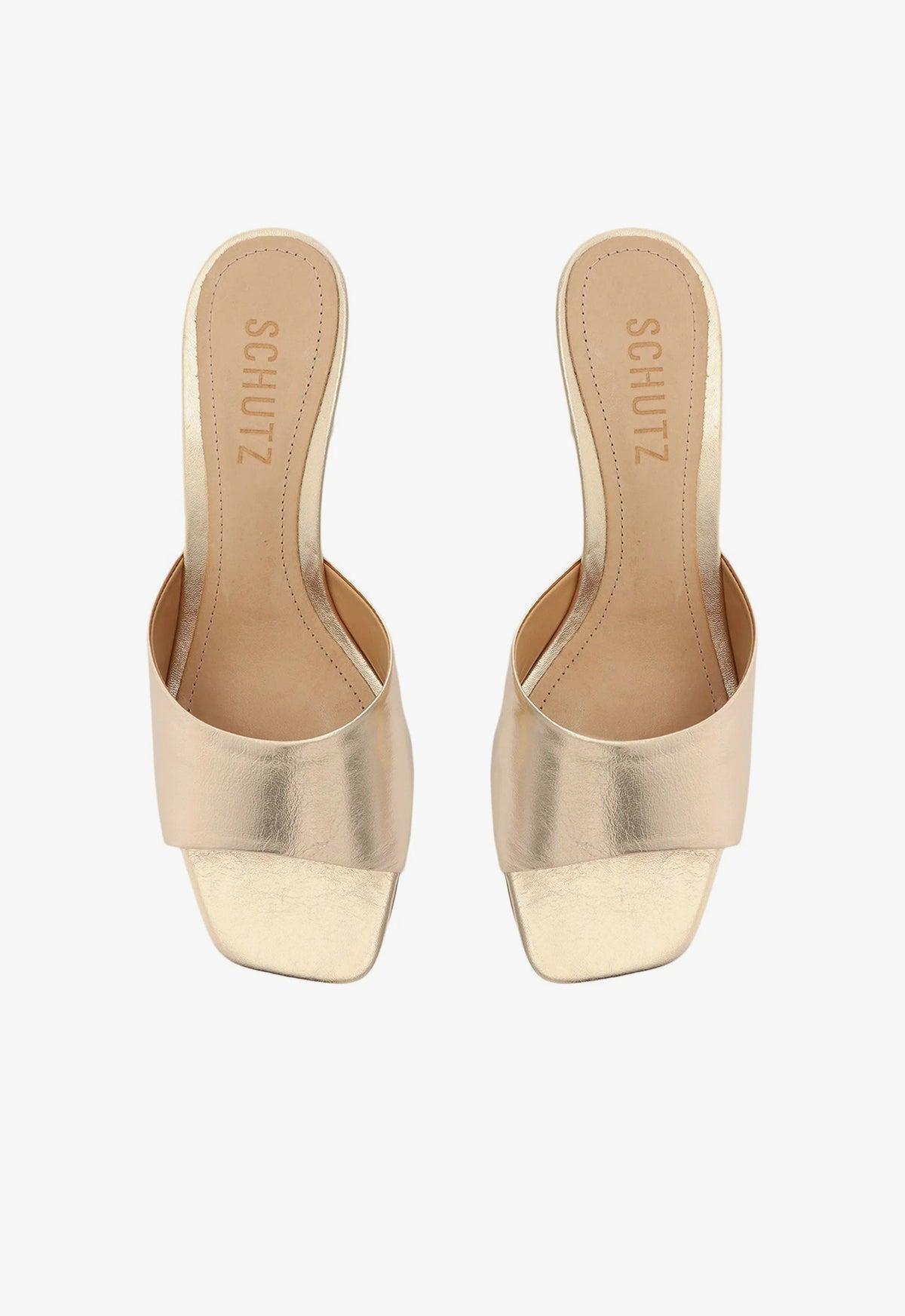 Dethalia Metallic Leather Sandal Female Product Image
