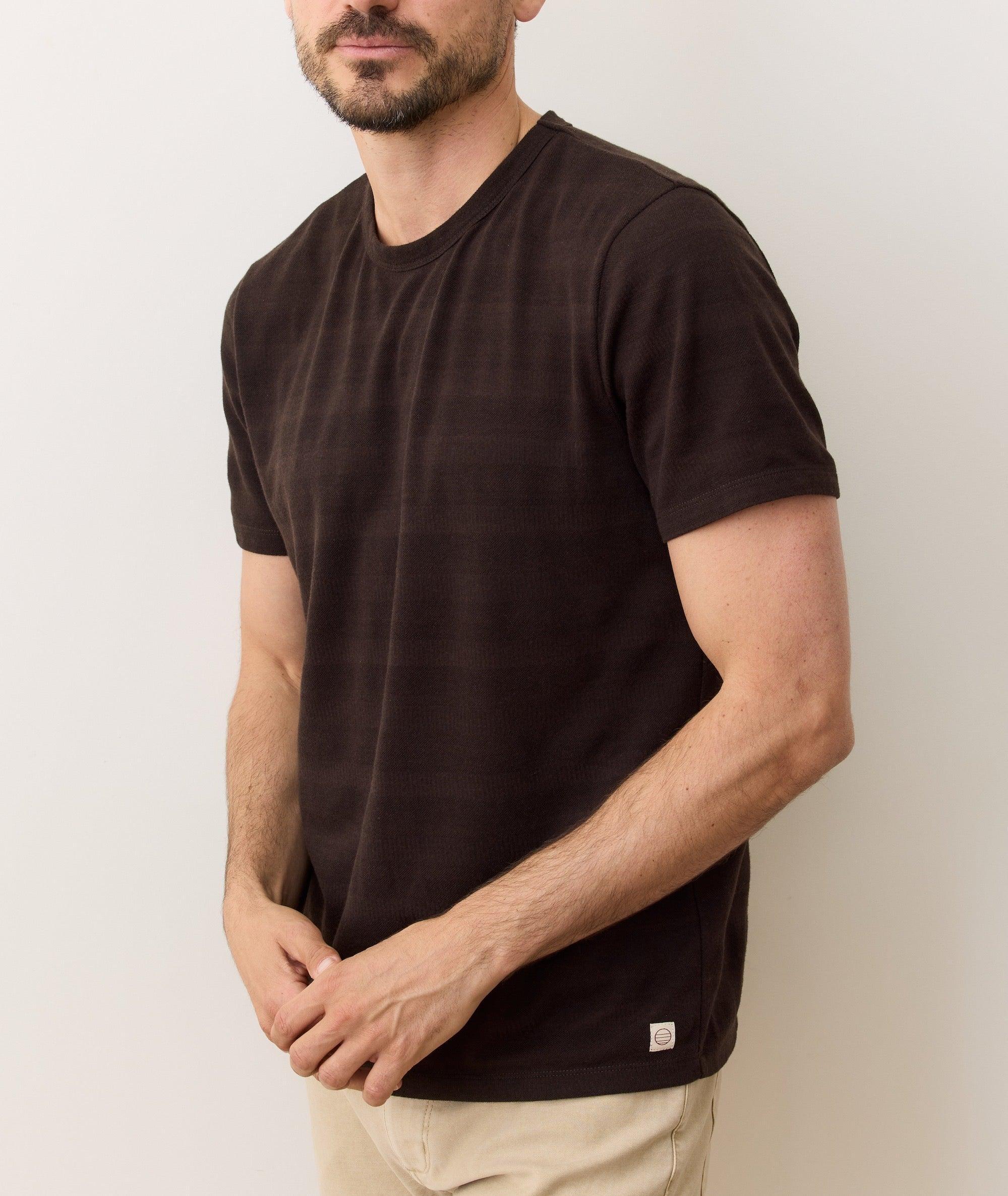 Signature Jacquard Crew Tee Product Image