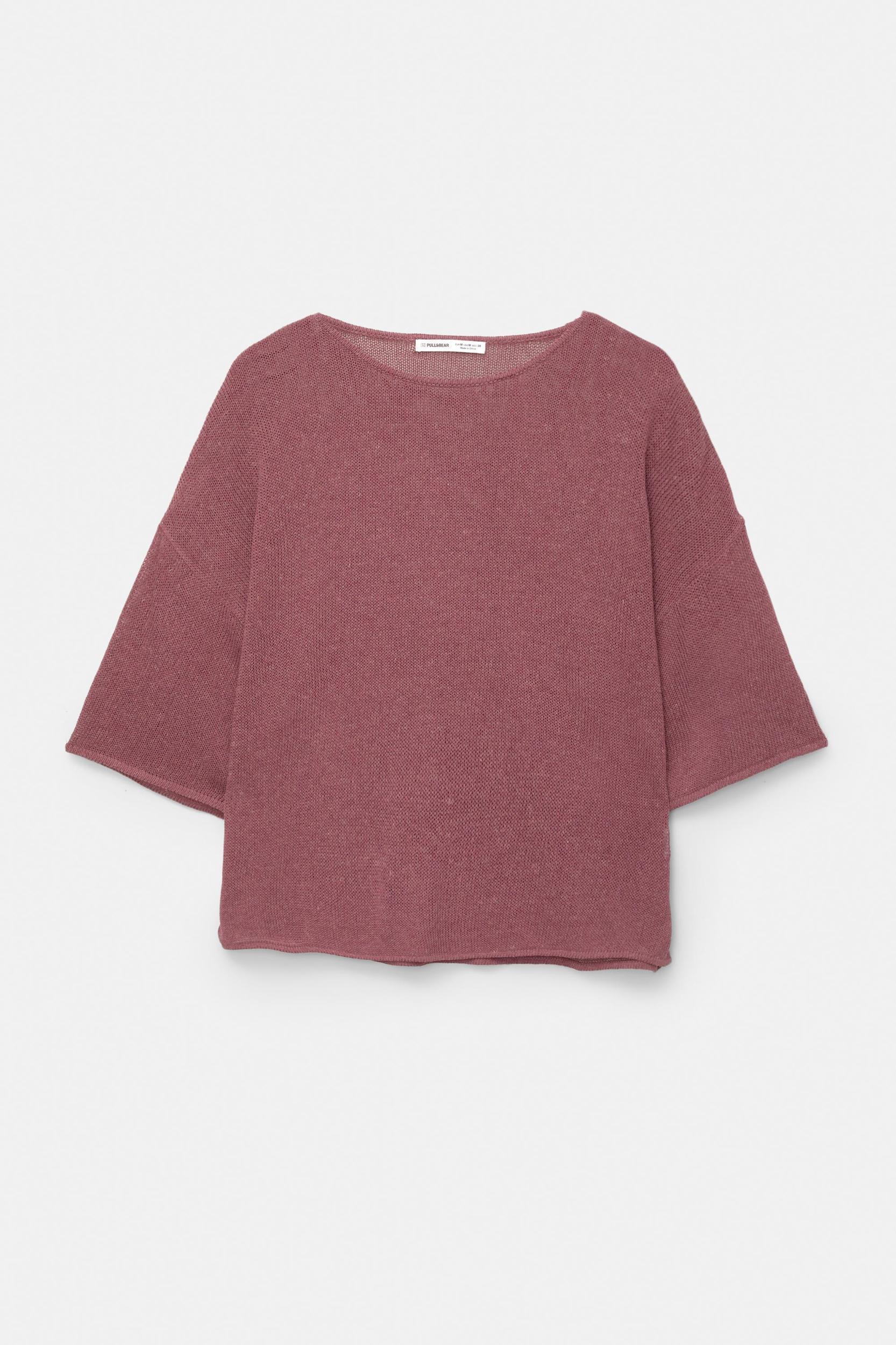 Rustic short sleeve sweater Product Image