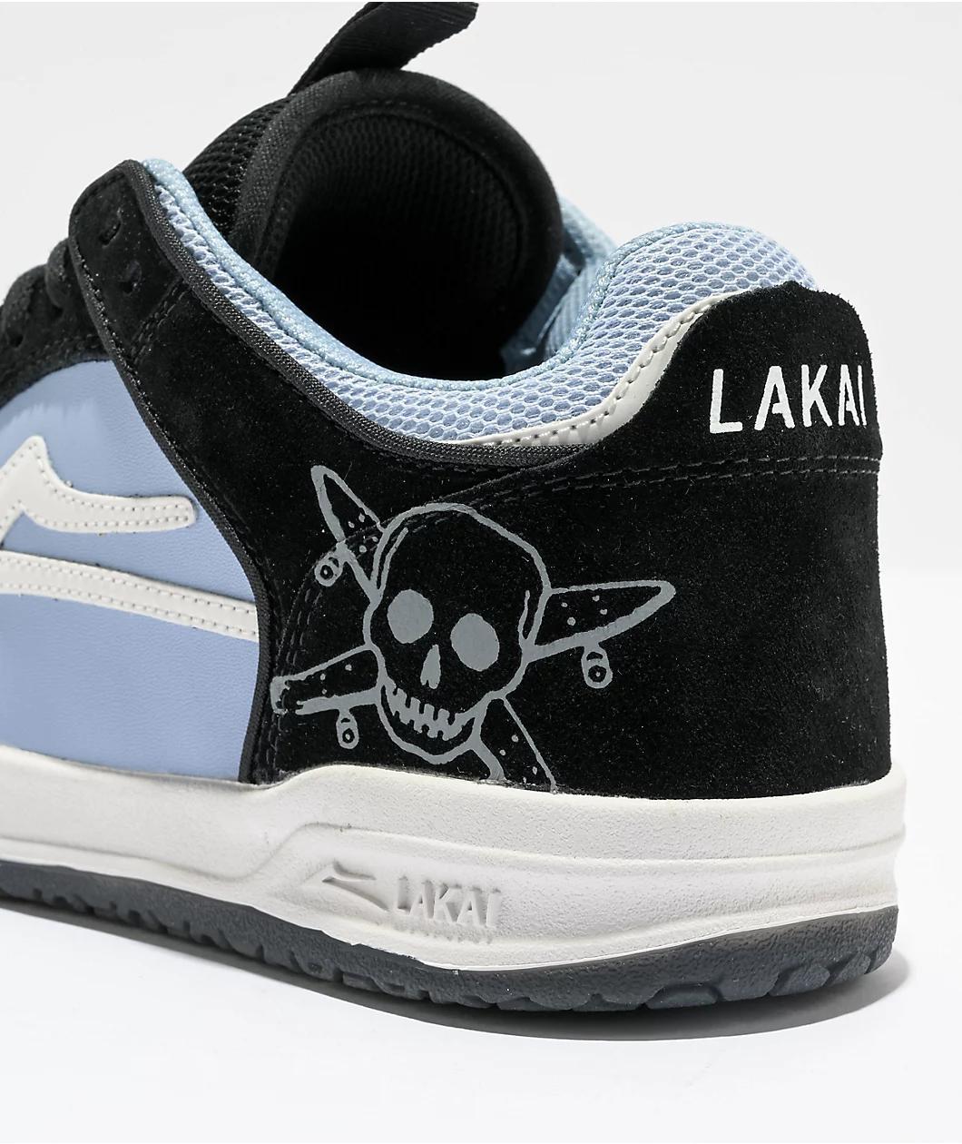 Lakai x Fourstar Telford Low Blue & Black Skate Shoes Product Image