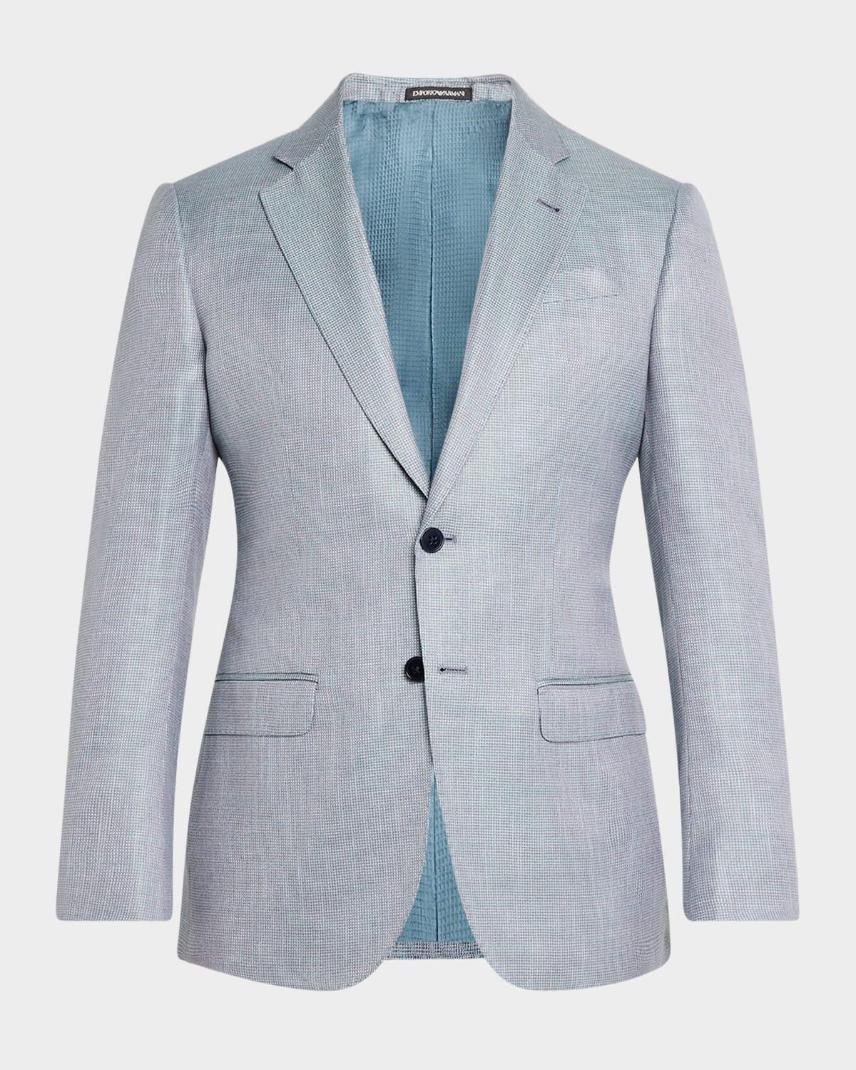 Mens Bamboo Micro-Grid Textured Sport Coat Product Image