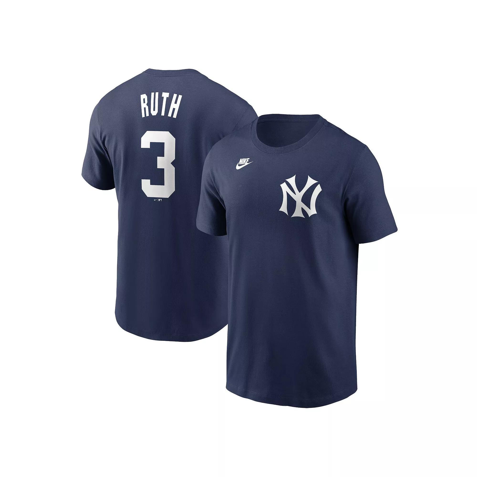 Babe Ruth New York Yankees Cooperstown Fuse Nike Mens MLB T-Shirt | N19944BQAE-2DD Product Image