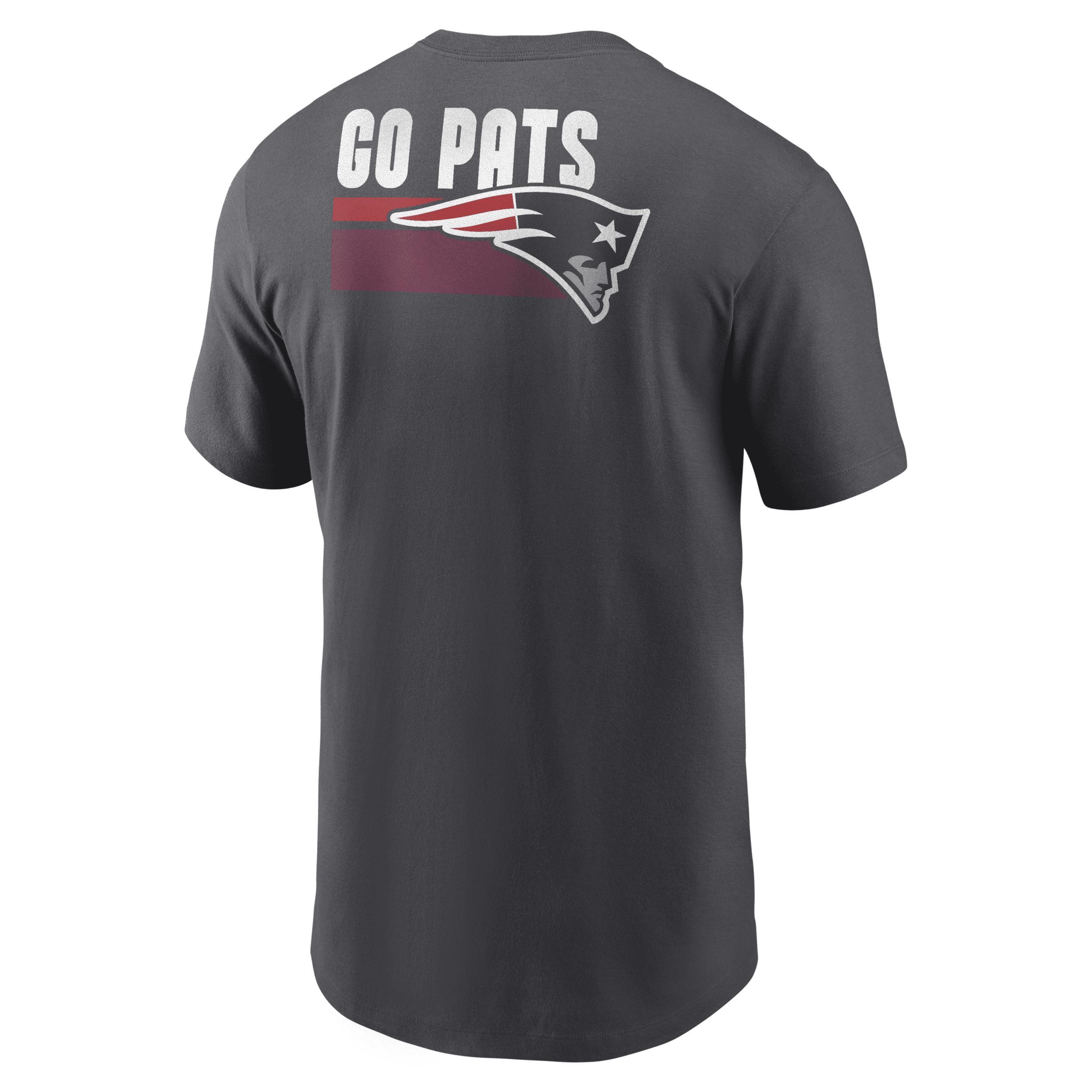 Men's Nike Navy New England Patriots Blitz Essential T-Shirt, Size: Medium, Blue Product Image