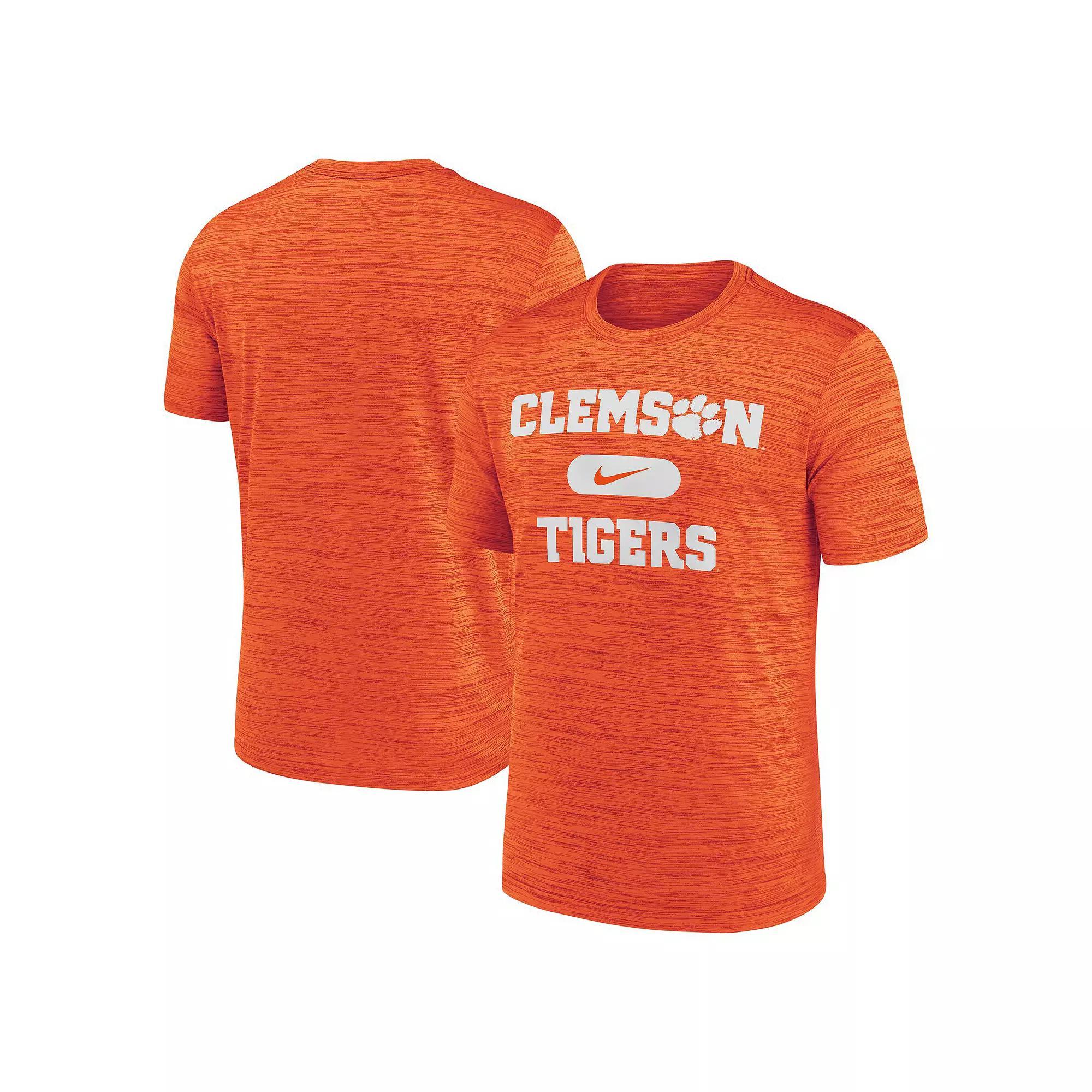 Men's Nike Orange Clemson Tigers Velocity Mascot Performance T-Shirt, Size: Large Product Image