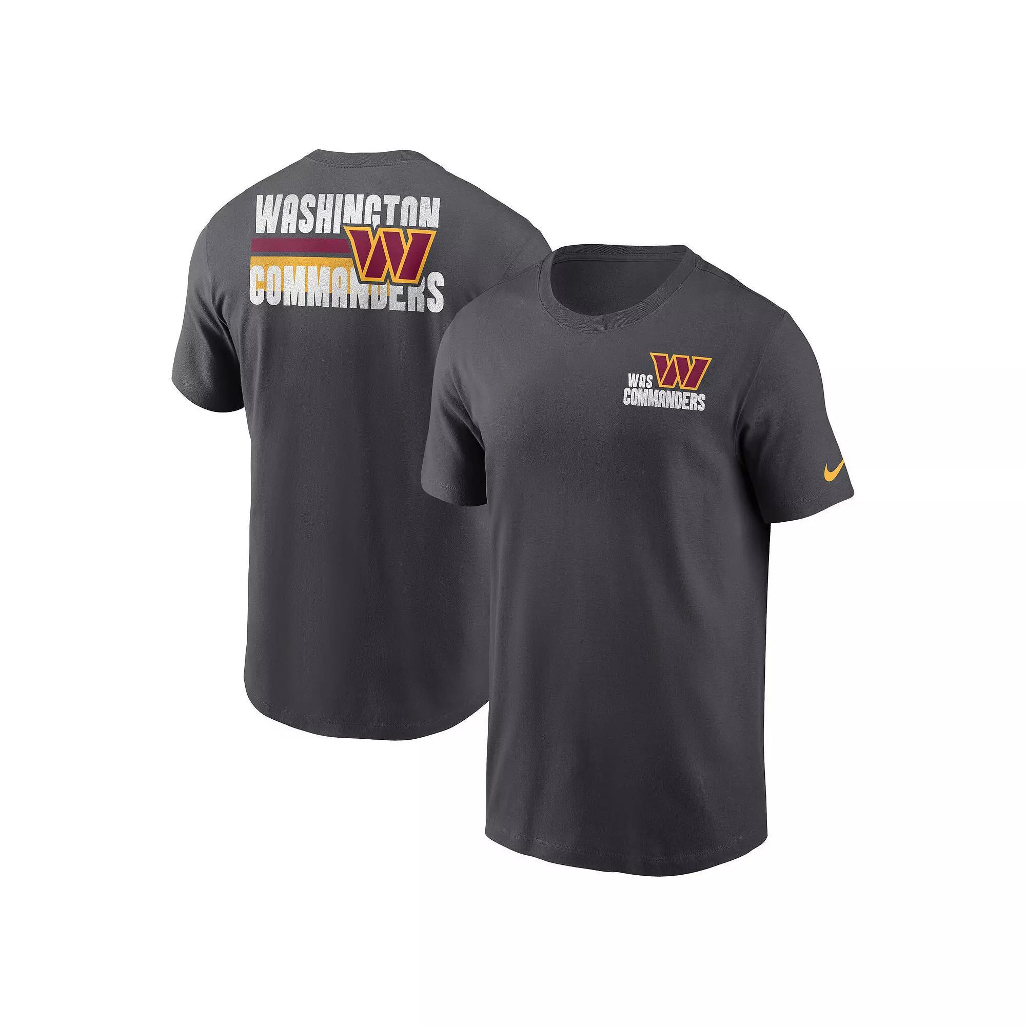 Men's Nike Anthracite Washington Commanders Blitz Essential T-Shirt,  Product Image
