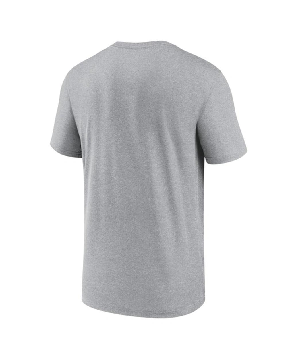 NIKE Men's  Heather Gray Atlanta Braves Legend T-shirt Product Image