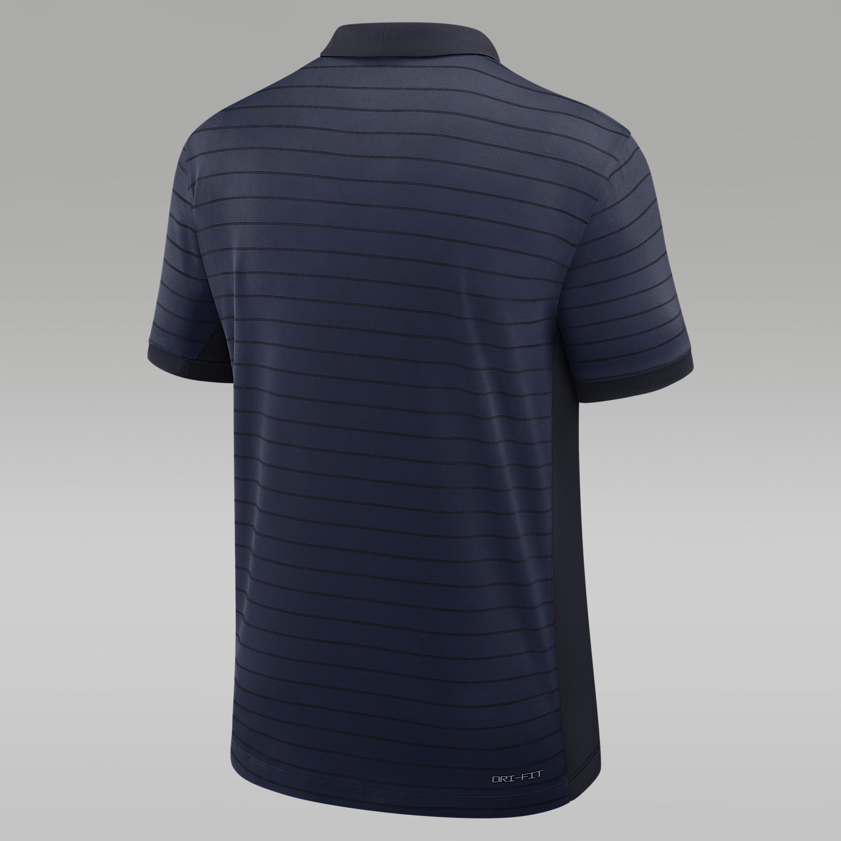 Mens Michigan Sideline Victory Stripe Jordan Brand Dri-FIT College Polo | 0JBG0CEBMWN-FR1 Product Image