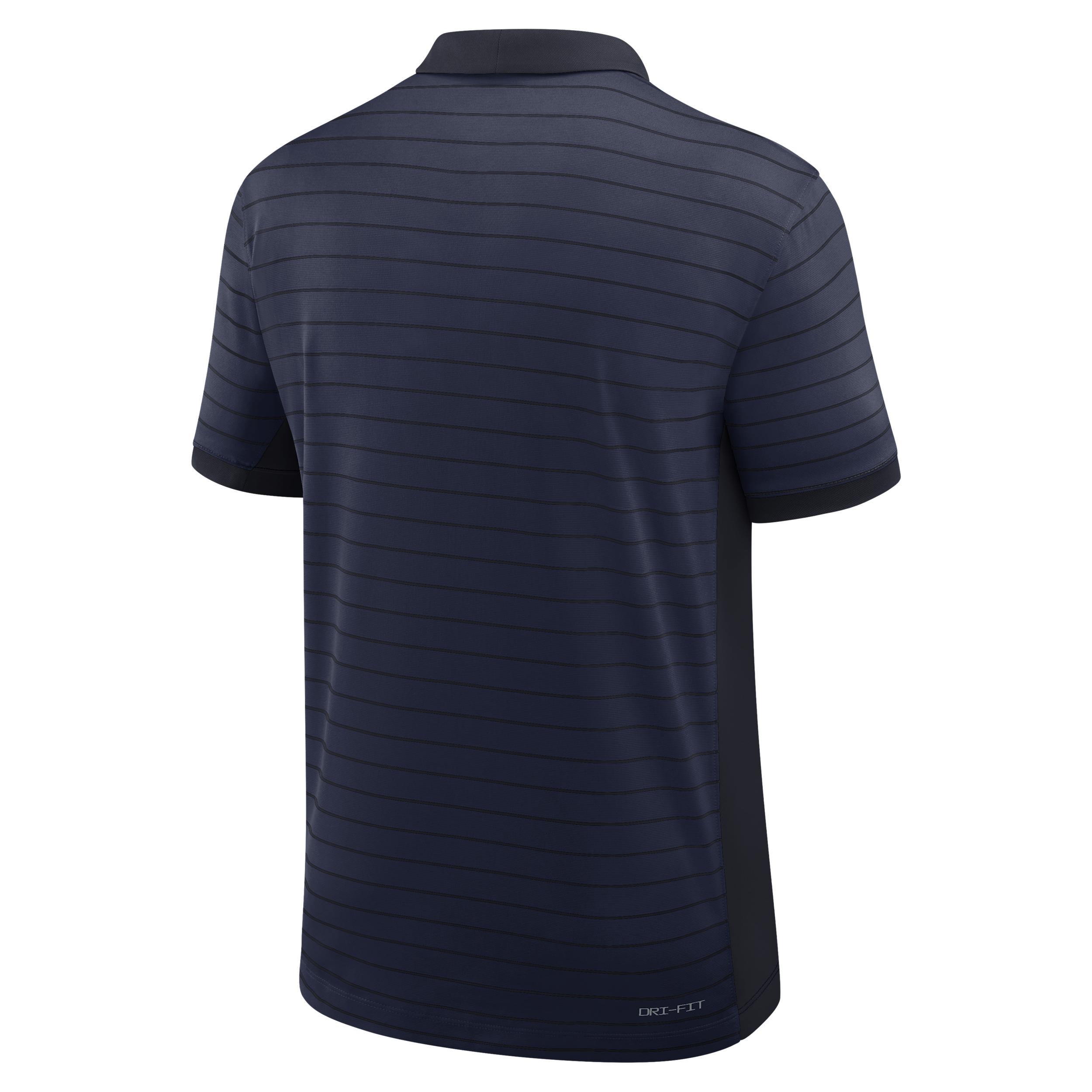 Mens Michigan Sideline Victory Stripe Jordan Brand Dri-FIT College Polo | 0JBG0CEBMWN-FR1 Product Image