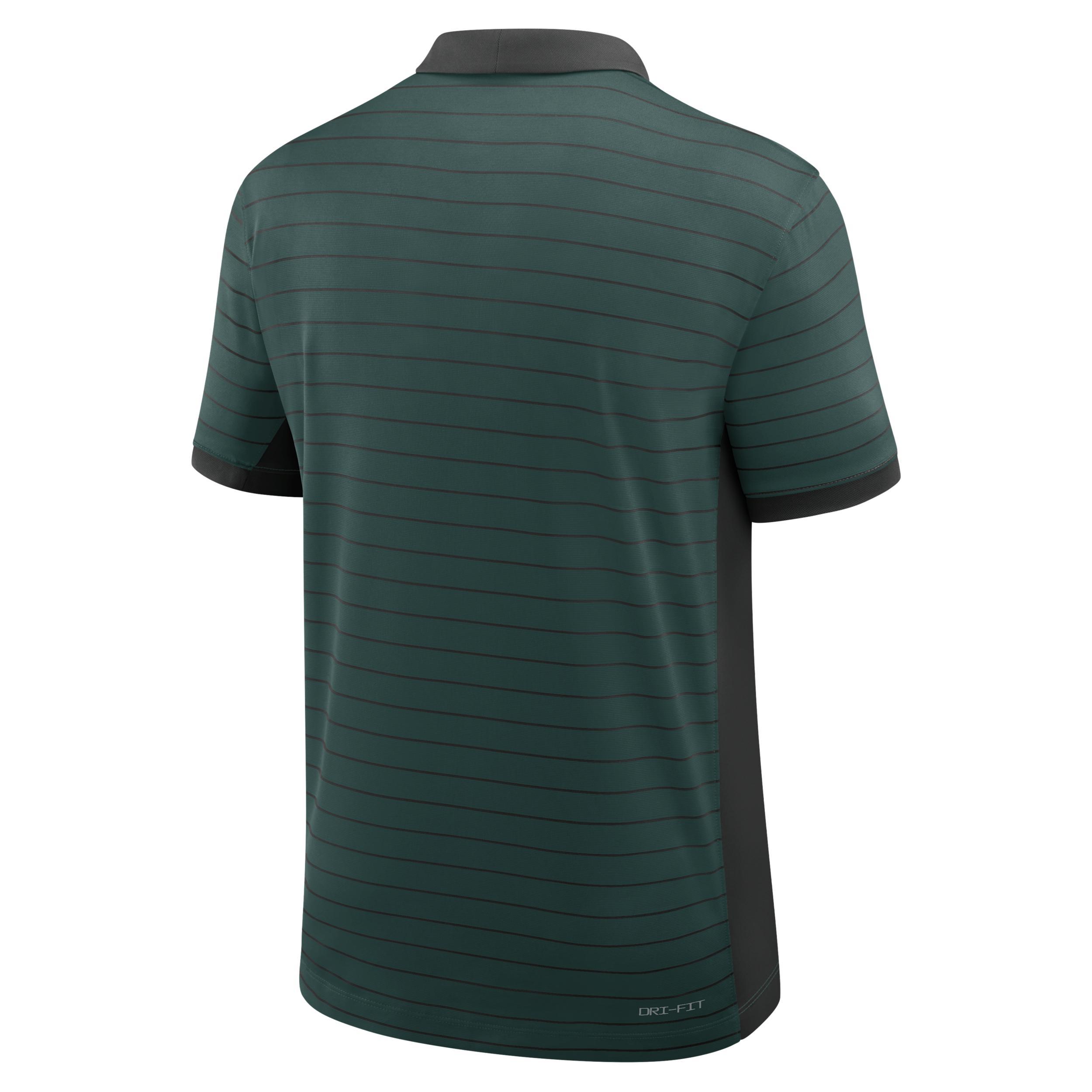 Philadelphia Eagles Sideline Victory Stripe Nike Mens Dri-FIT NFL Polo | 03BG0DGD86-RPE Product Image