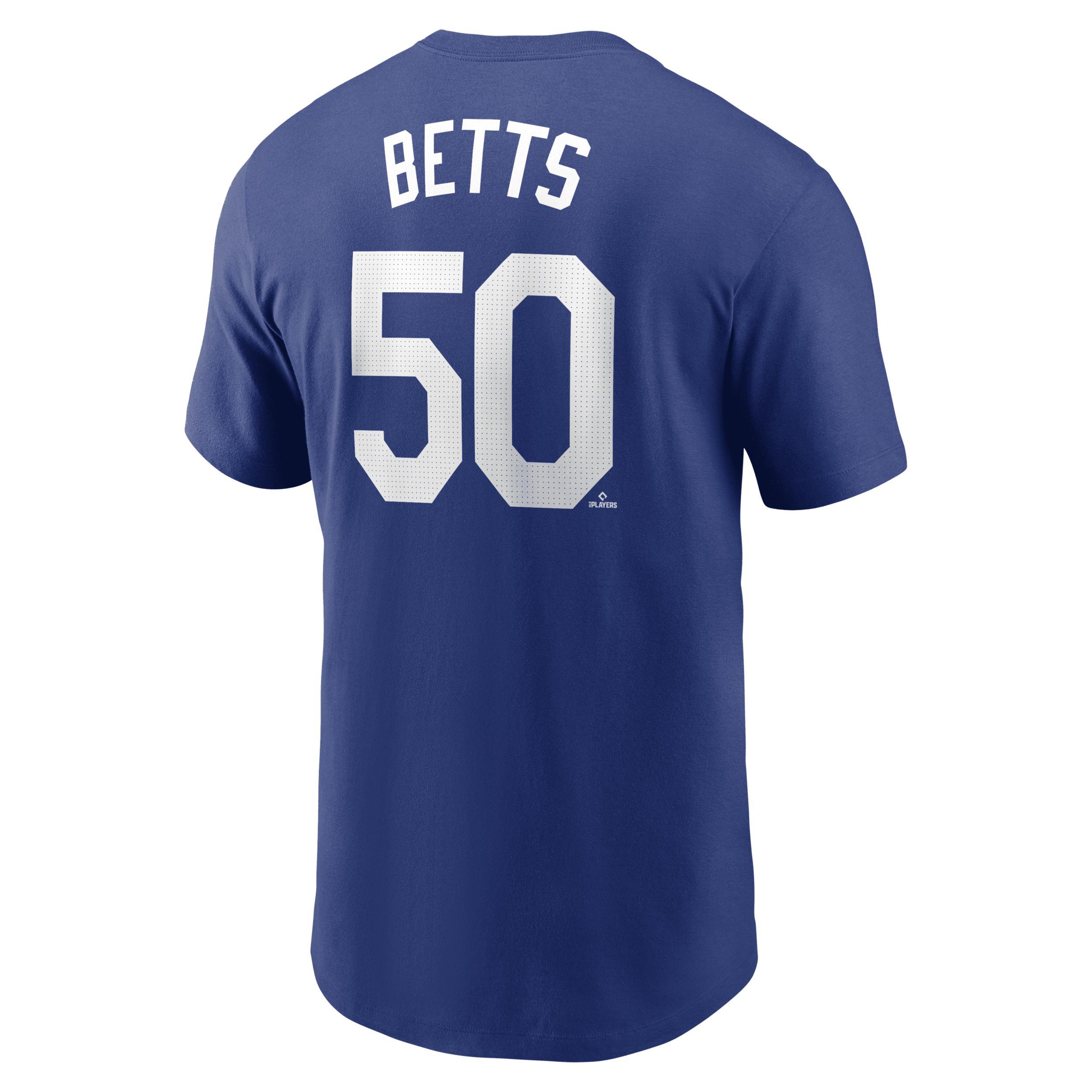 Mookie Betts Los Angeles Dodgers Fuse Nike Mens MLB T-Shirt | N1994EWLD9-002 Product Image