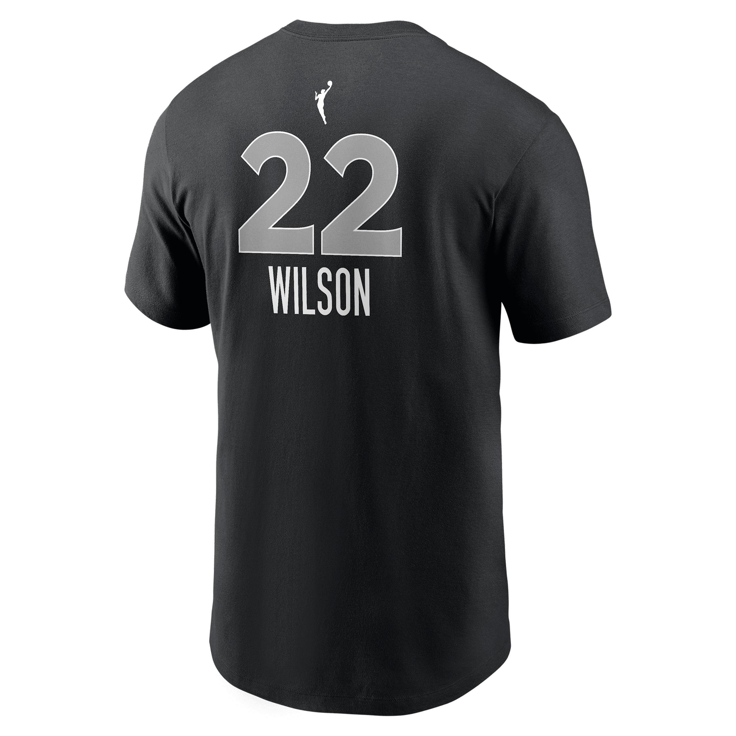 Aja Wilson Las Vegas Aces Nike Mens WNBA T-Shirt | M11332LVAW-BLK Product Image