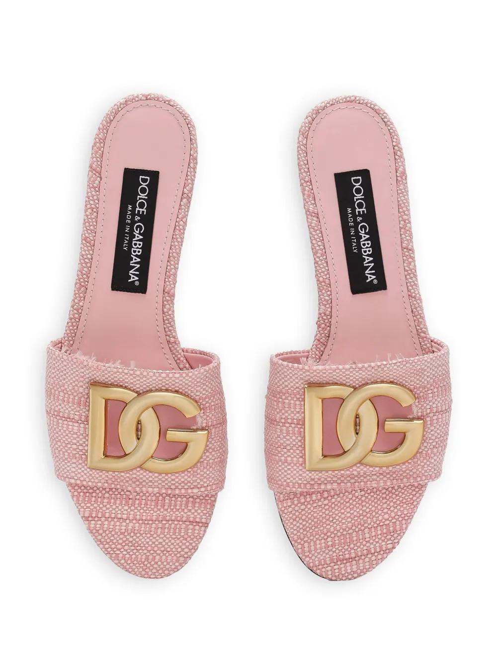 DG-logo raffia slides Product Image