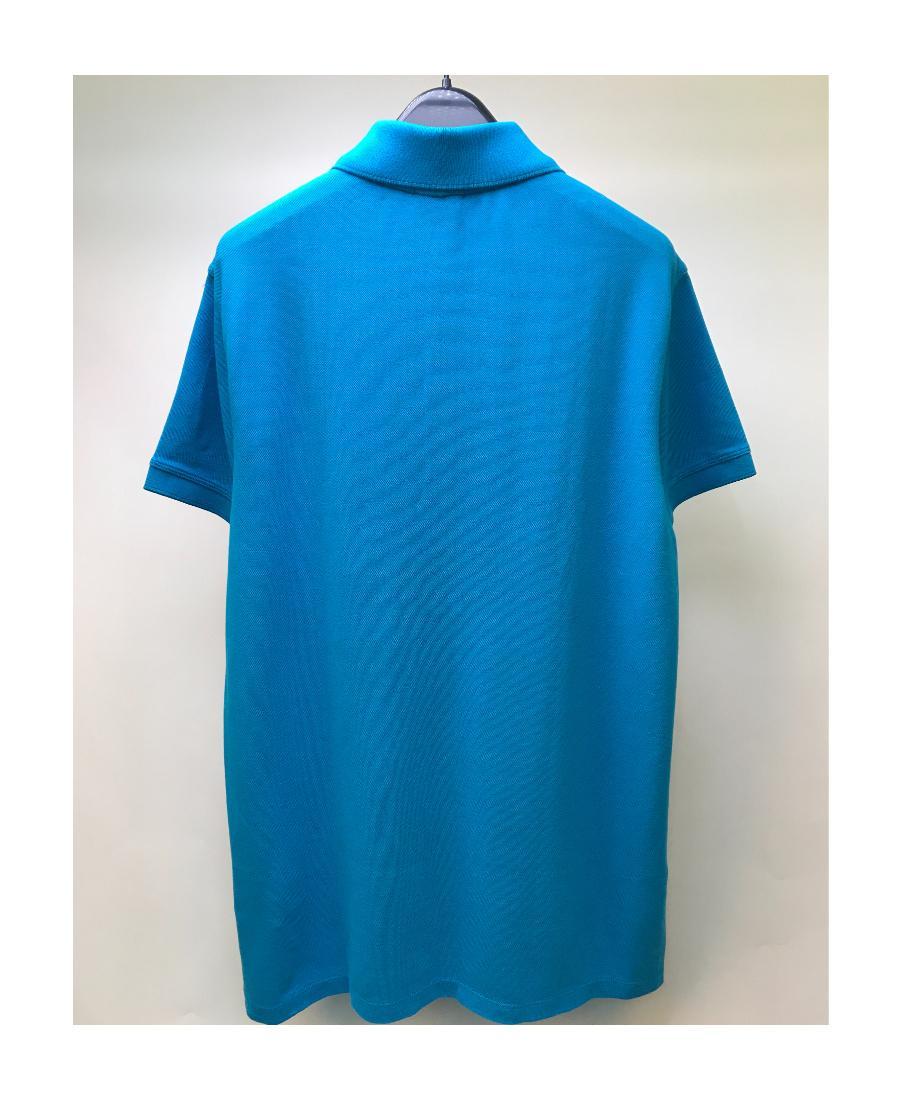 HUGO BOSS Logo Short-sleeved Polo Shirt In Blue Product Image