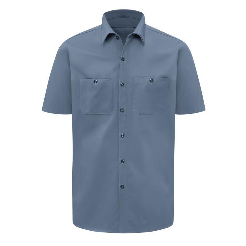 Red Kap Men's Short Sleeve Wrinkle-Resistant Cotton WorkShirt Product Image