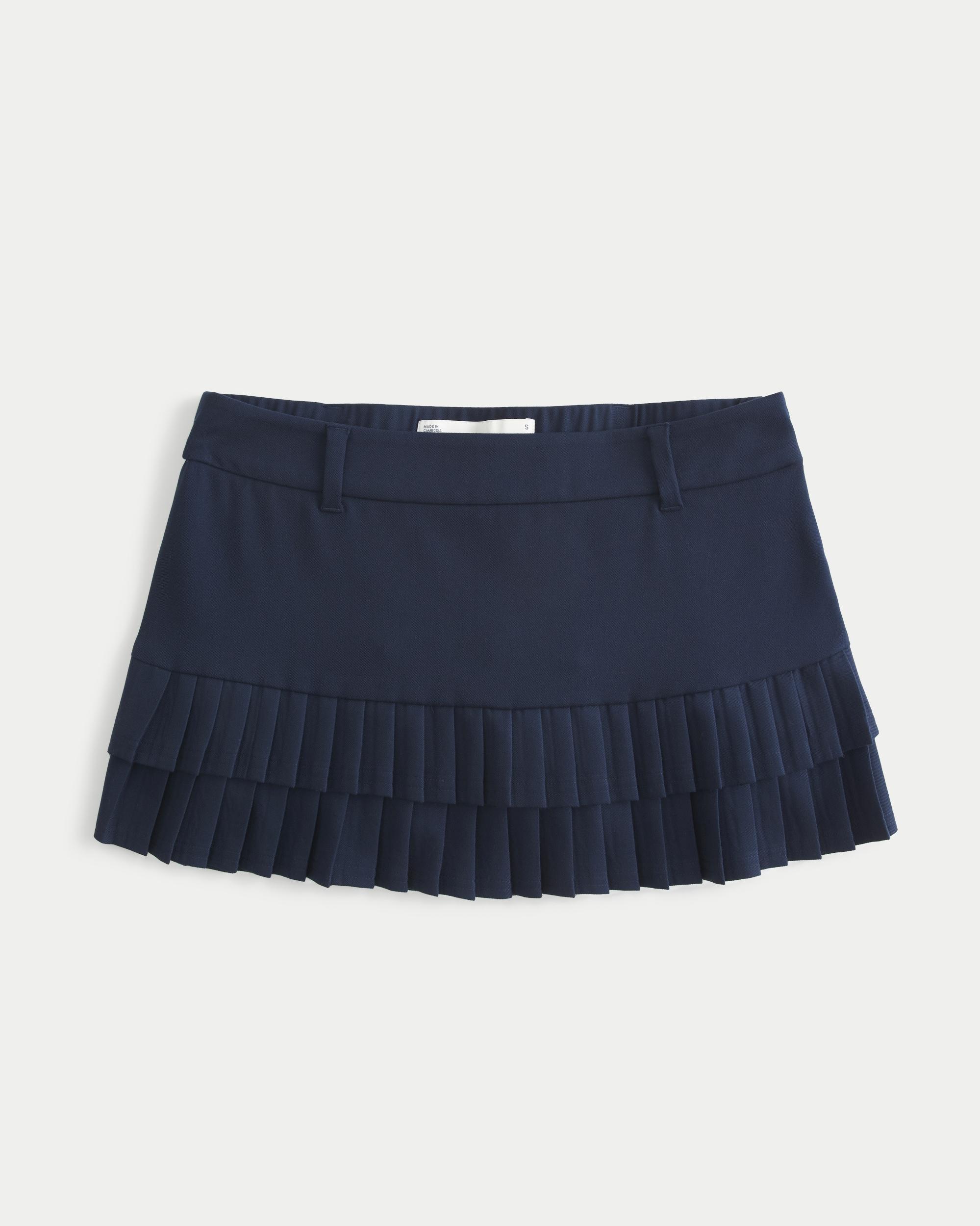 Micro-Pleat Mini Skort Product Image