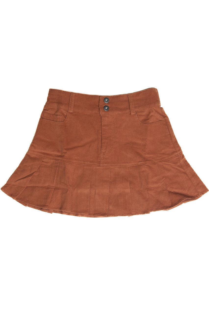 Corduroy Mini Skirt Product Image