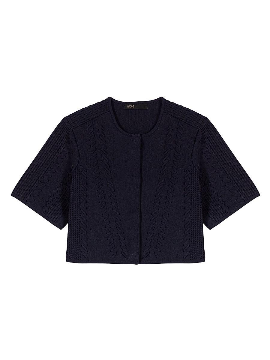 Womens Cropped Cardigan Product Image