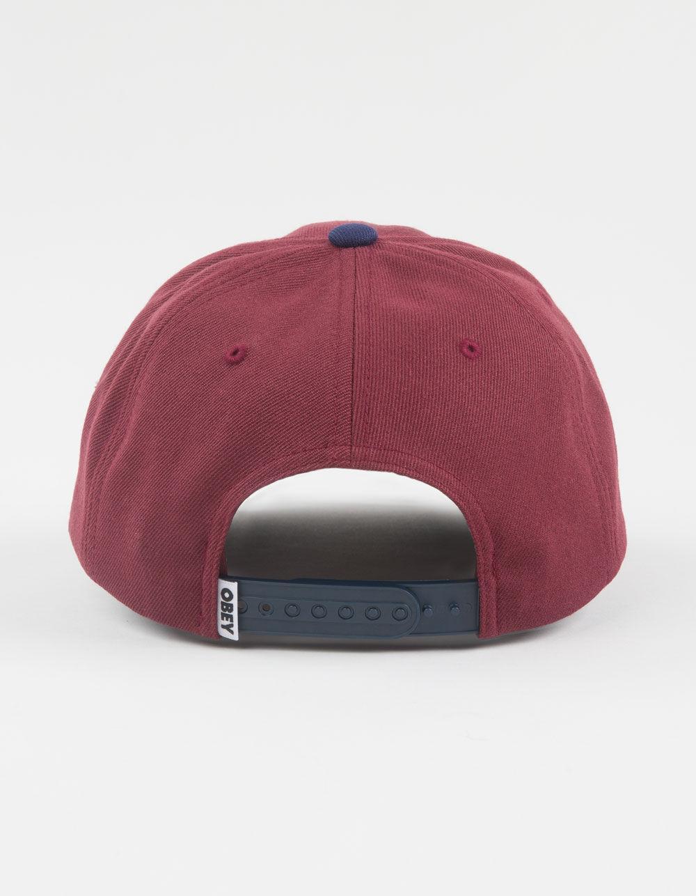 OBEY 2 Tone 6 Panel Snapback Hat Product Image