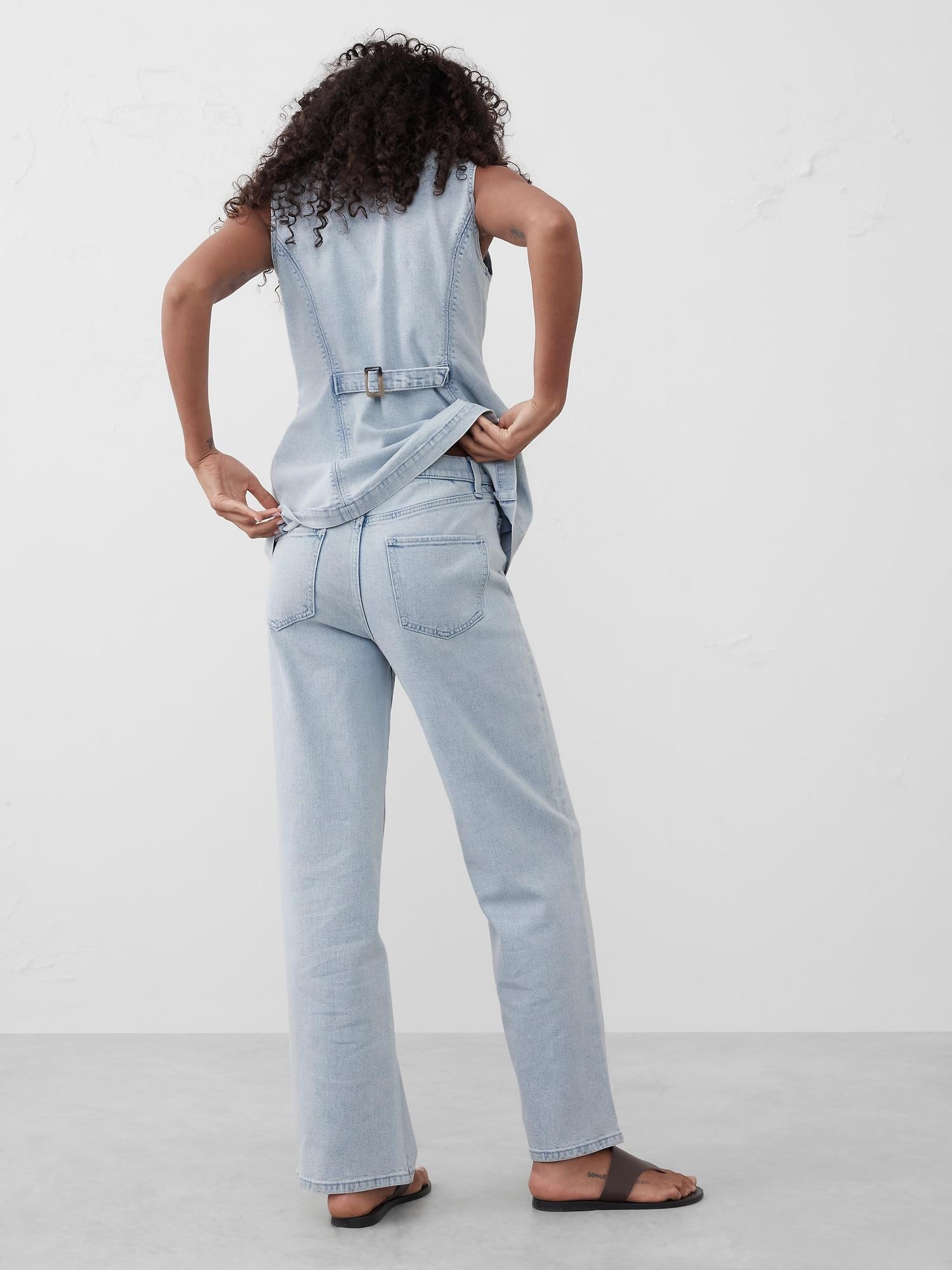 Ultra High-Rise Straight Jean Product Image