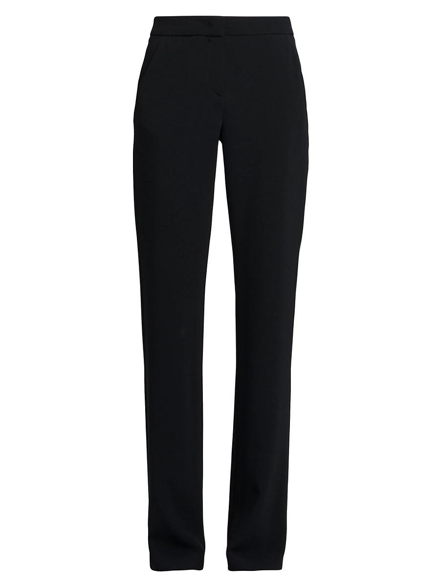 Black Cady Straight-Leg Pants Product Image