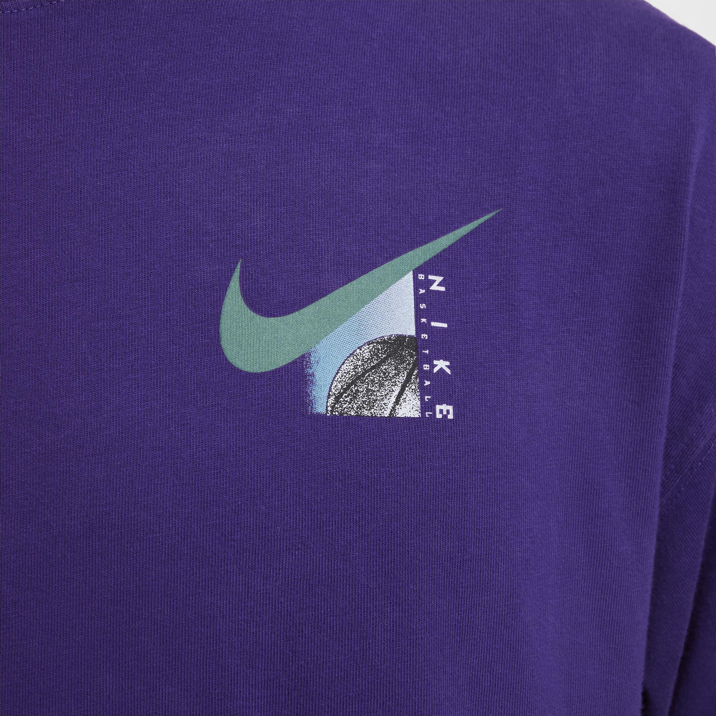 Nike Mens Max90 Long-Sleeve Basketball T-Shirt | HF6195-504 Product Image