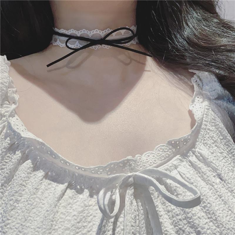 Bow Lace Choker Product Image