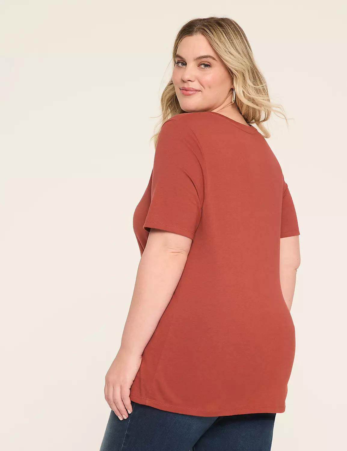 Perfect Sleeve V-Neck Tee Product Image