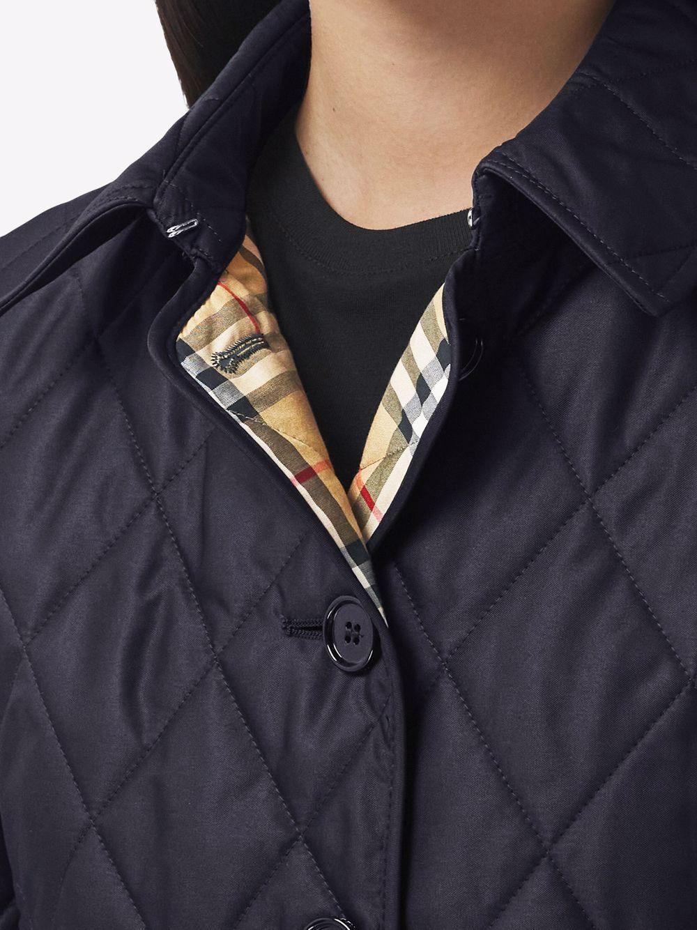 diamond-quilted thermoregulated jacket Product Image