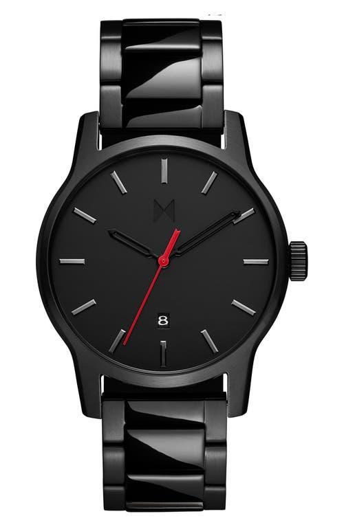 MVMT Mens Classic II Analog Black Leather Strap Watch Product Image