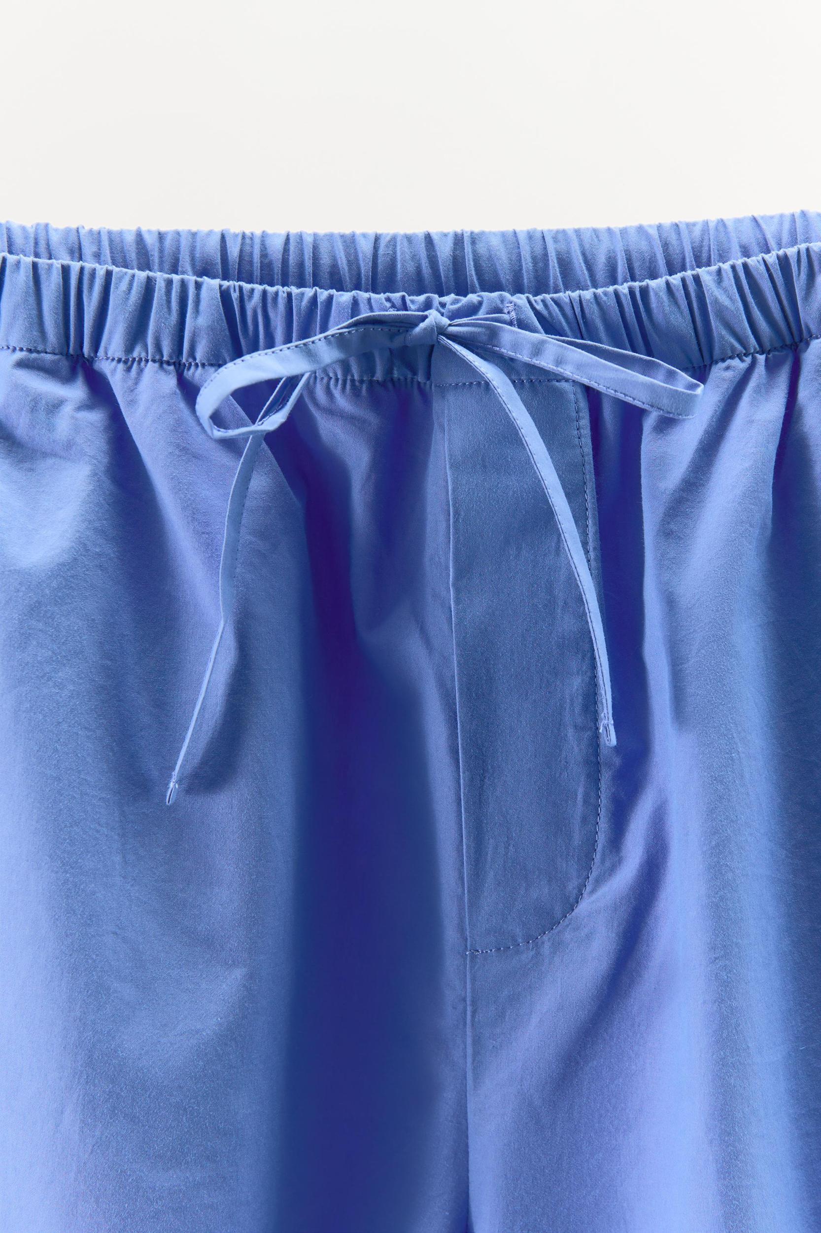 POPLIN PAJAMA PANTS Product Image