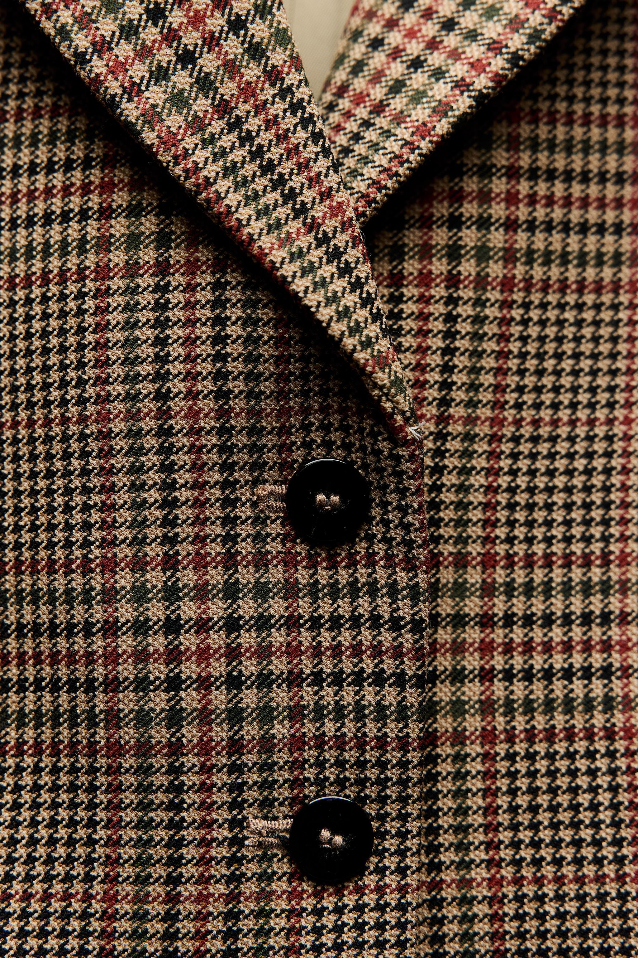 CHECKERED BLAZER ZW COLLECTION Product Image