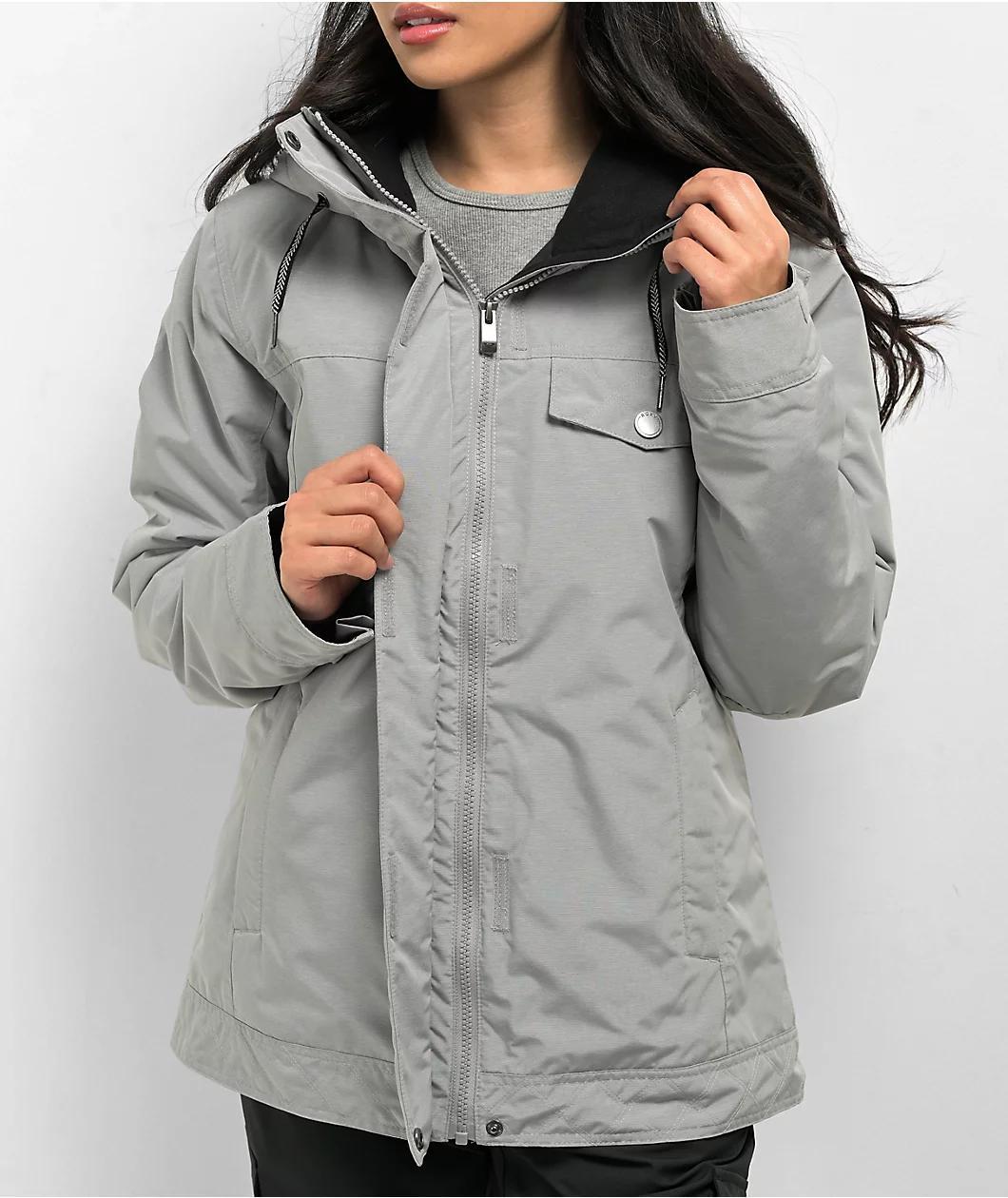 Roxy Billie Grey 10K Snowboard Jacket Product Image