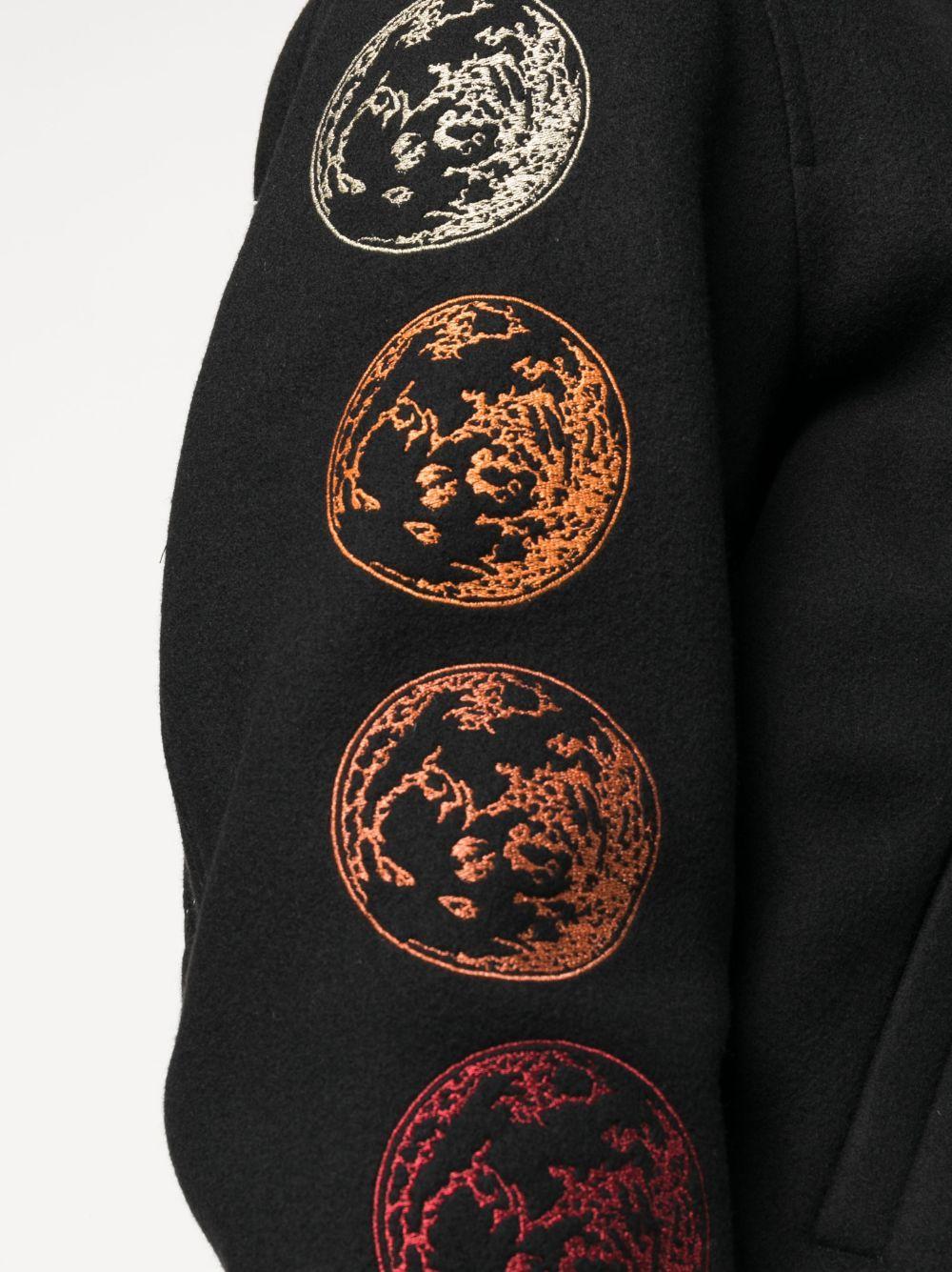 logo-appliqué bomber jacket Product Image