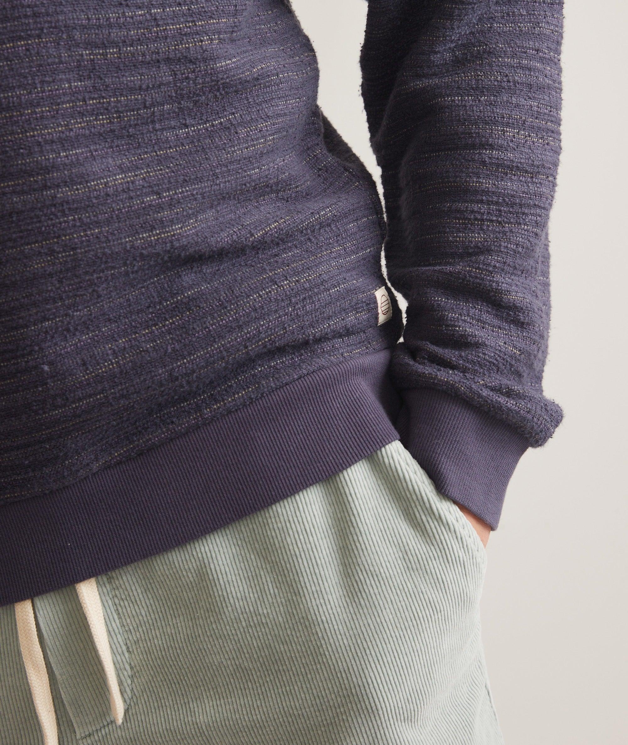 Textured Stripe Quarter Zip Product Image