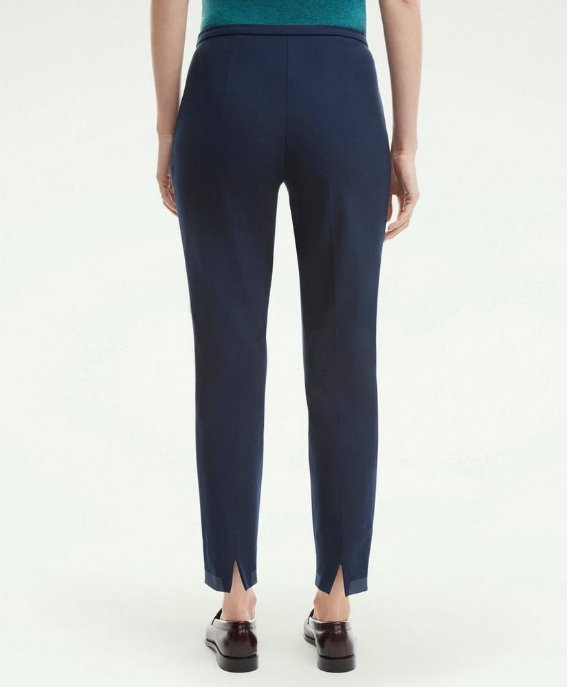 Side-Zip Stretch Cotton Pant Product Image