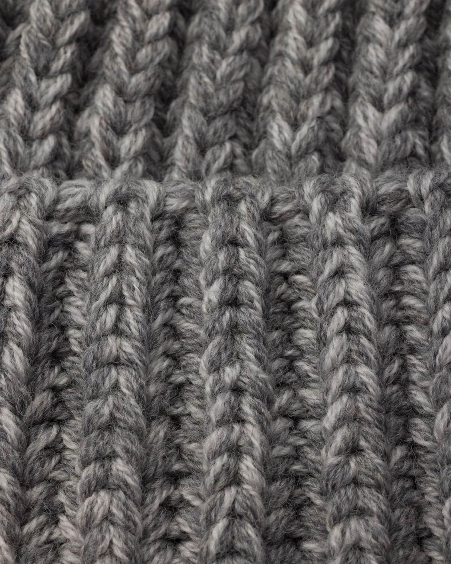 Melange Wool Beanie Hat Product Image